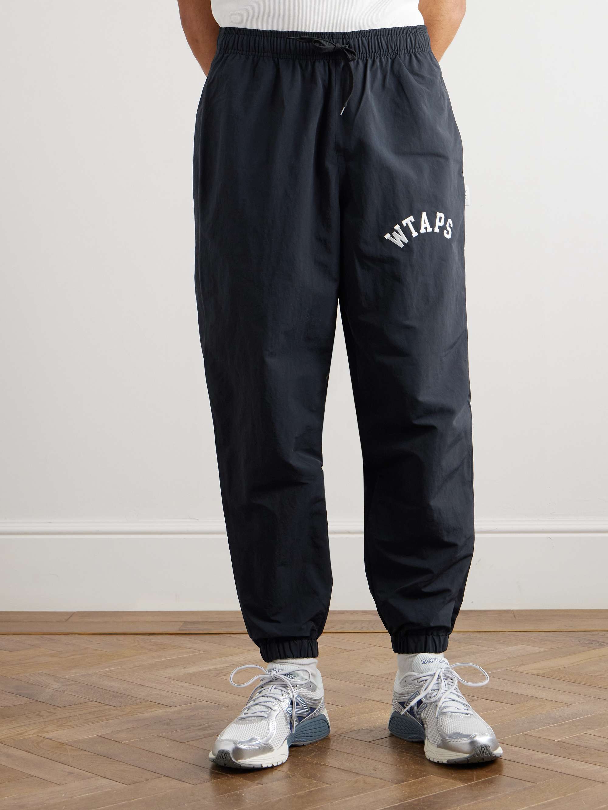WTAPS® Straight-Leg Logo-Embroidered Nylon Trousers for Men