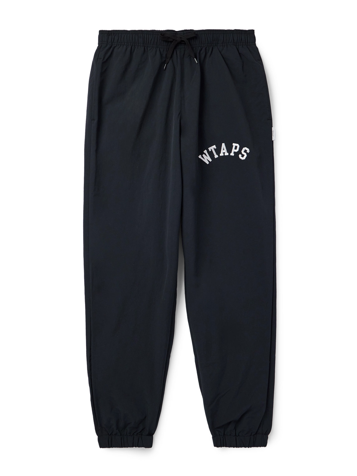 Straight-Leg Logo-Embroidered Nylon Trousers