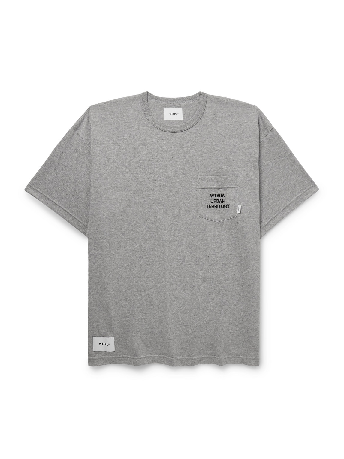 Logo-Appliquéd Embroidered Cotton-Blend Jersey T-Shirt