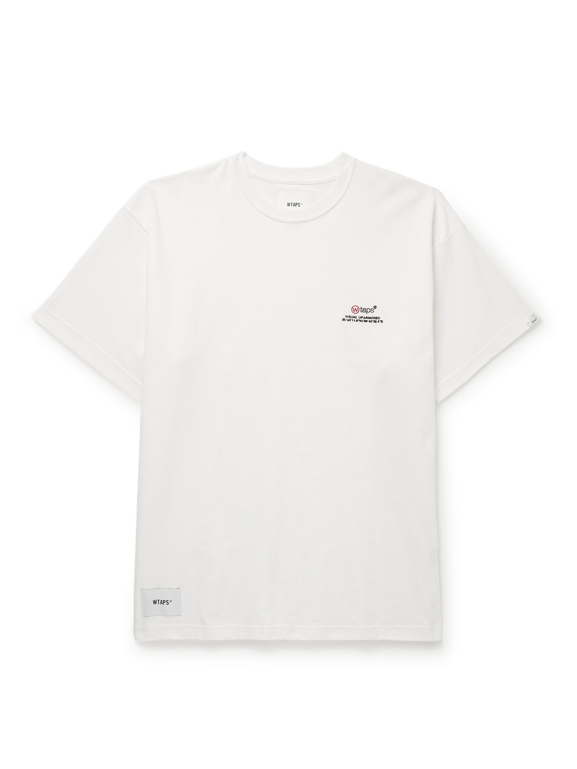 Logo-Appliquéd Embroidered Cotton-Jersey T-Shirt
