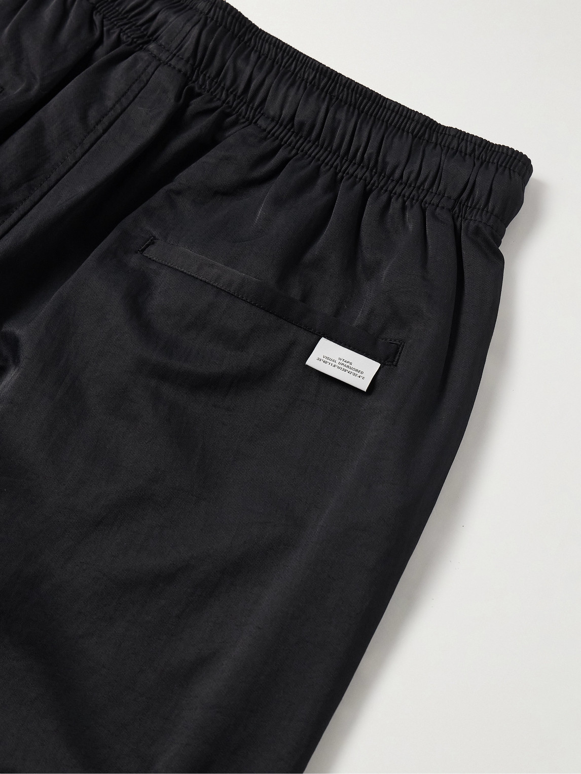 Wtaps Black Tapered Trousers In Black