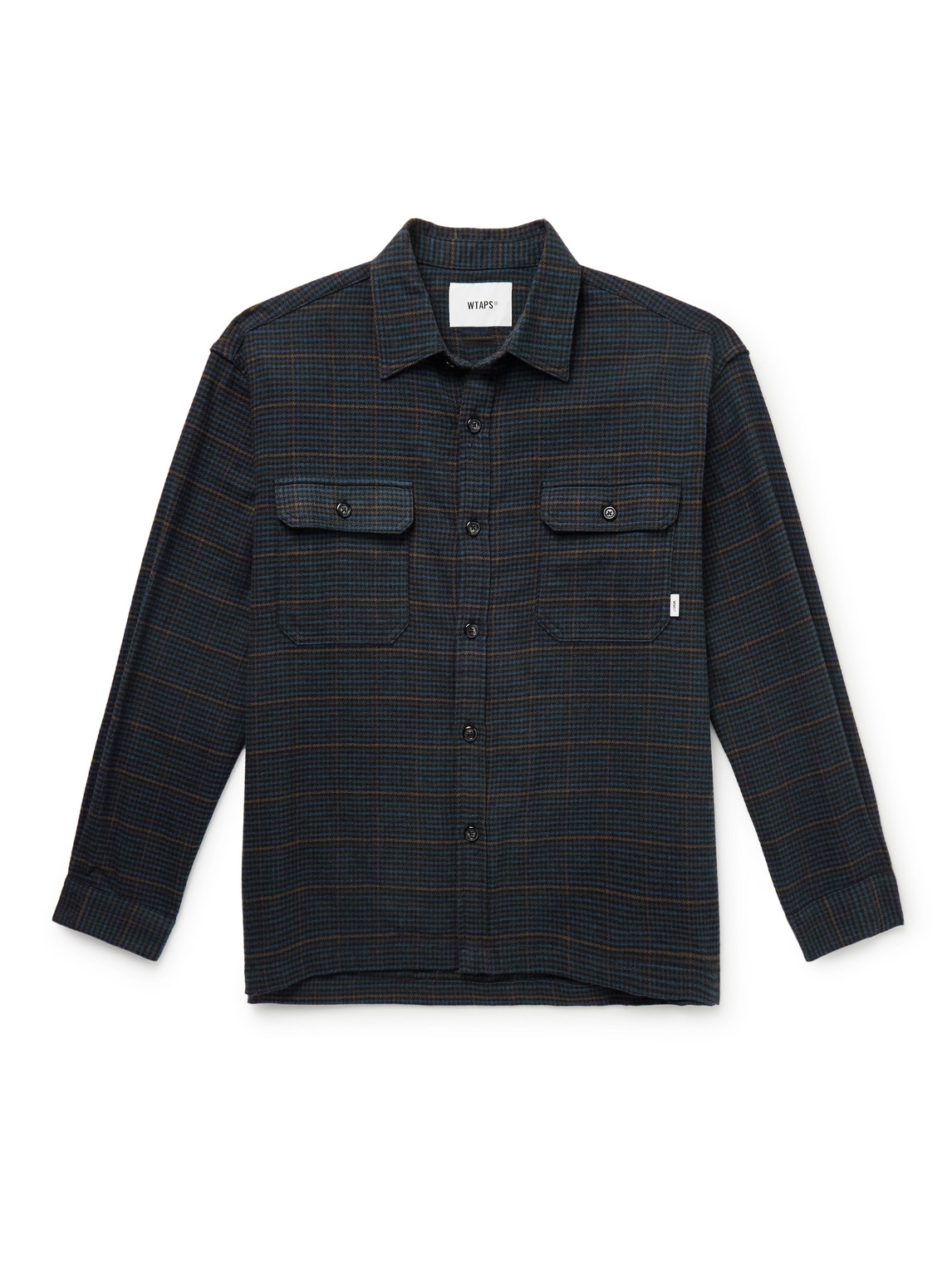 WTAPS Checkered Flannel Shirt Size S 100% Cotton Made in
