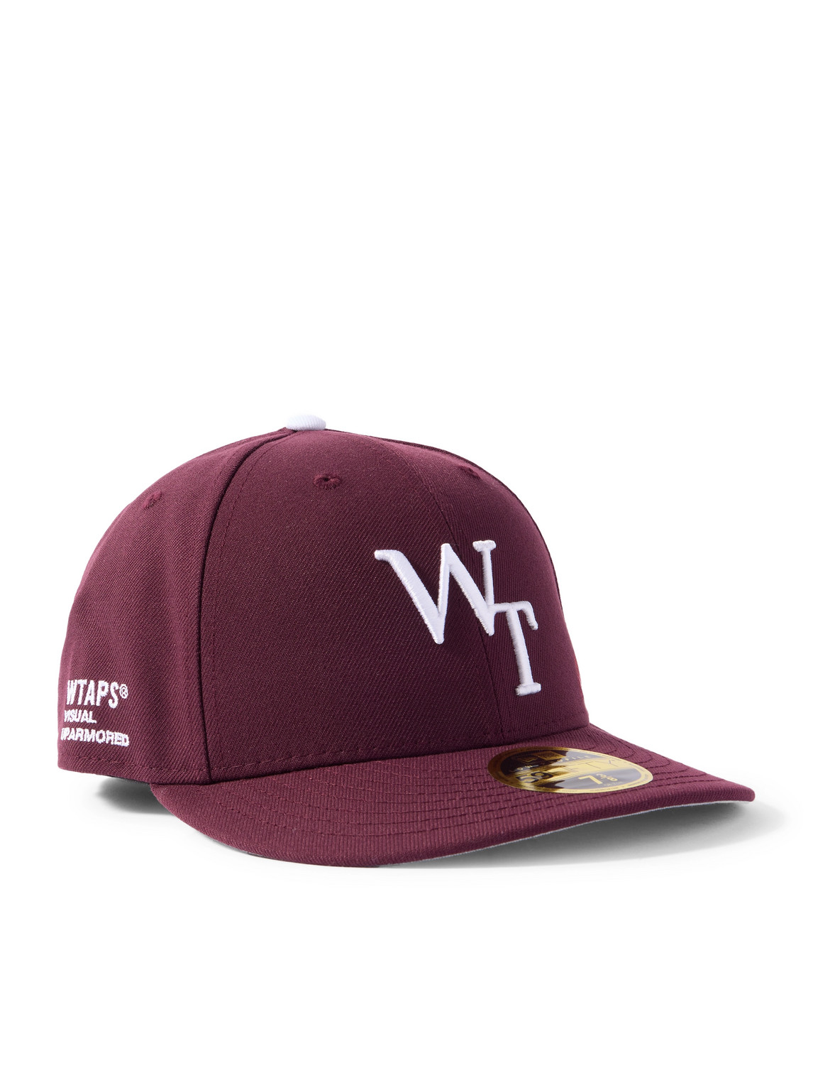 Wtaps New Era Logo-embroidered Twill Baseball Cap In Burgundy