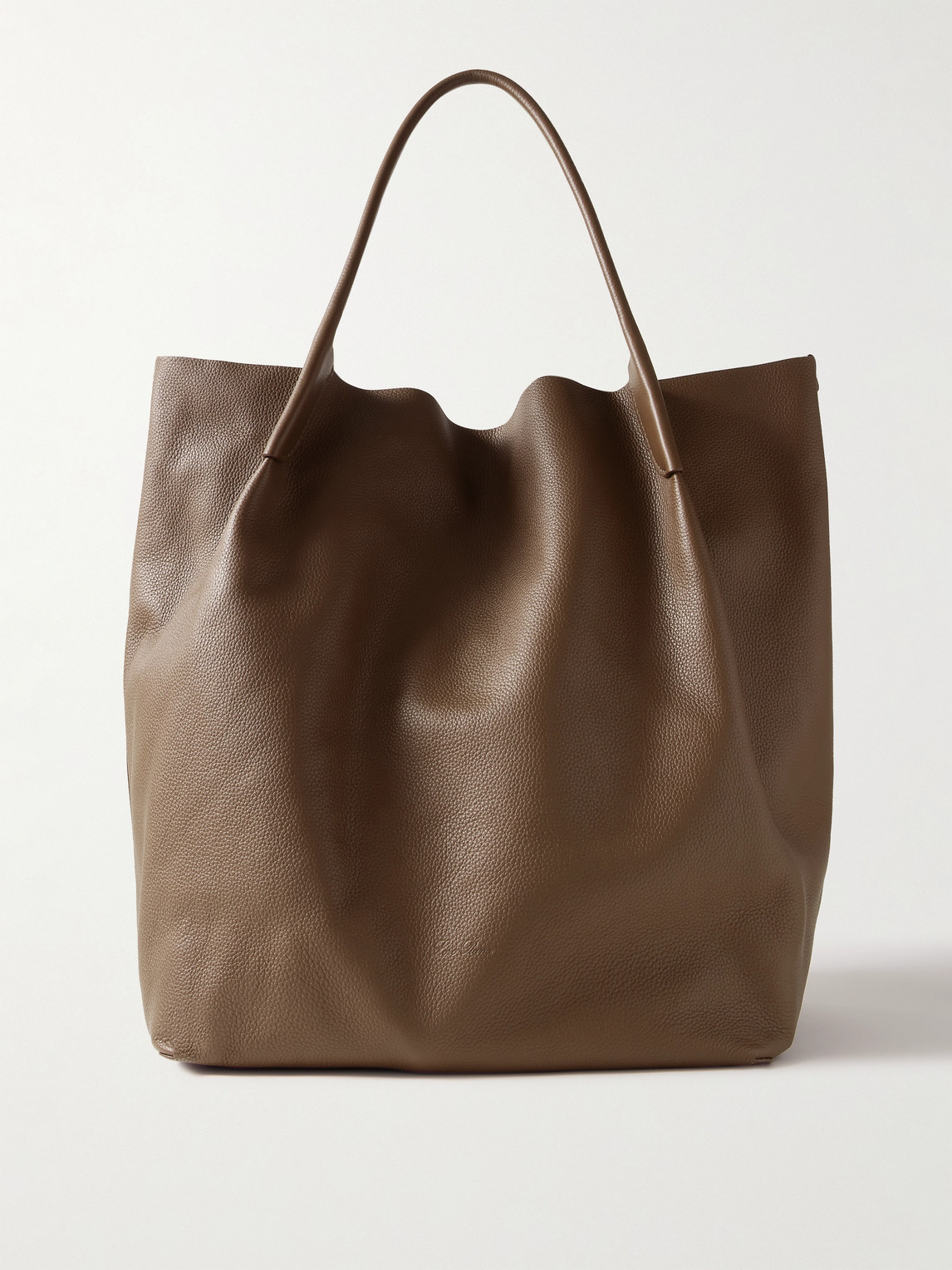 Loro Piana Bale Extra-Large Full-Grain Leather Tote Bag - Men