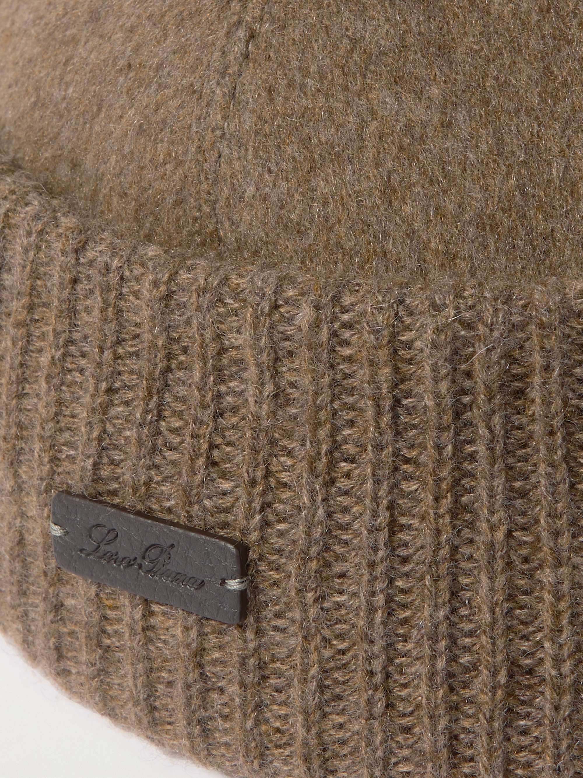 LORO PIANA Logo-Appliquéd Storm System® Cashmere Beanie