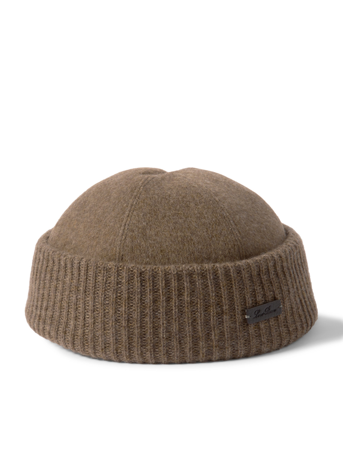 Loro Piana Logo-appliquéd Storm System® Cashmere Beanie In Neutrals