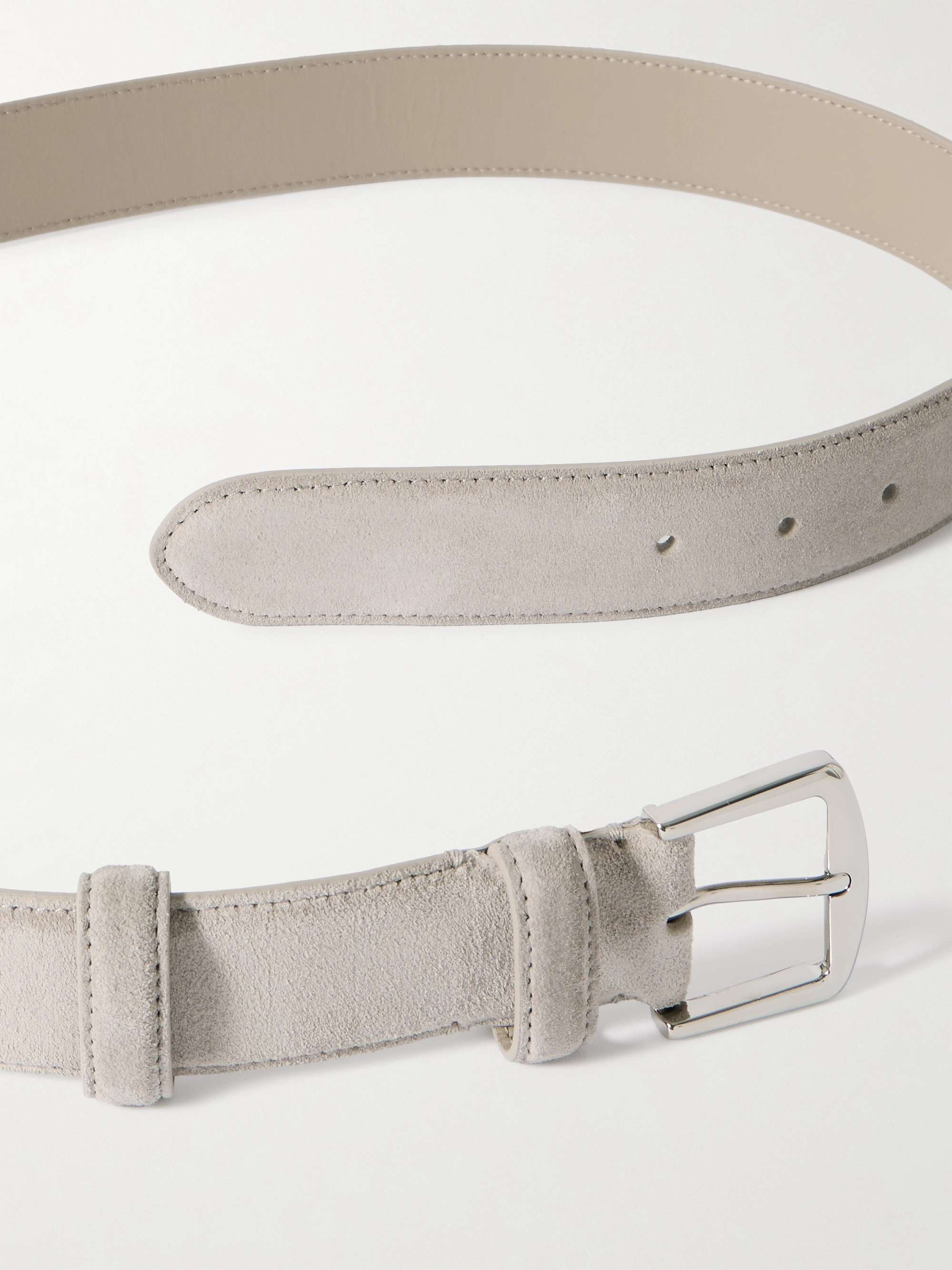 LORO PIANA 3.5cm Suede Belt