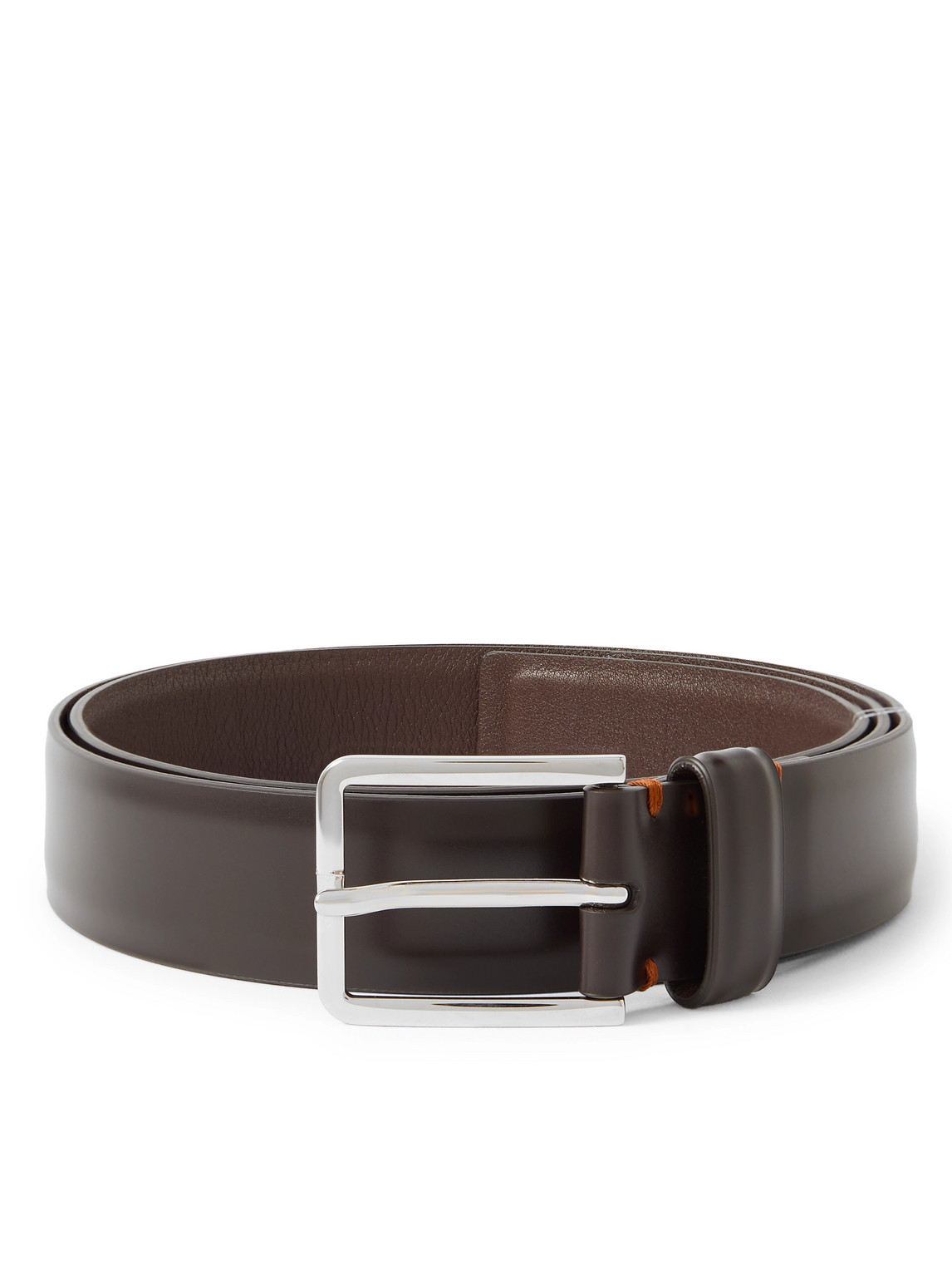 Loro Piana Rory 3cm Leather Belt In Brown