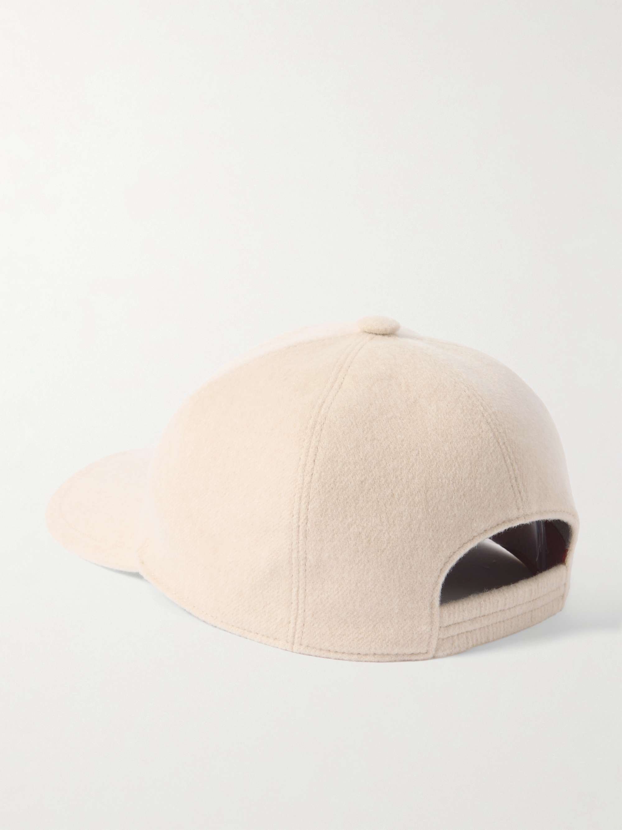 LORO PIANA Logo-Embroidered Storm System® Baby Cashmere Baseball Cap