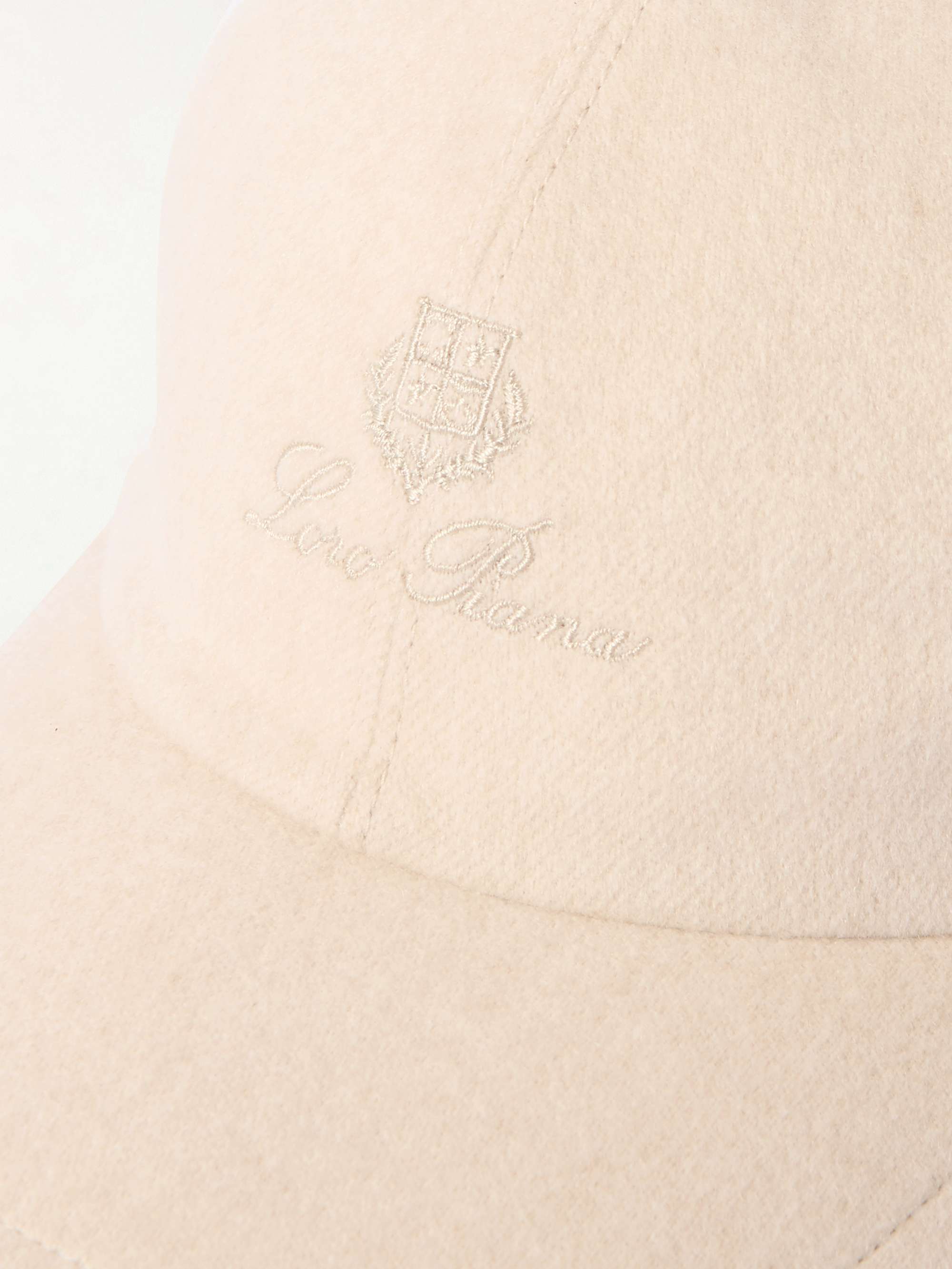 LORO PIANA Logo-Embroidered Storm System® Baby Cashmere Baseball Cap