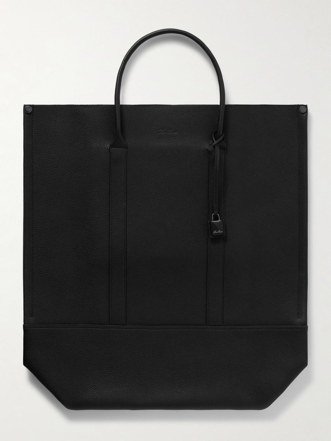 Loro Piana Beam Large Full-Grain Leather Tote Bag - Men