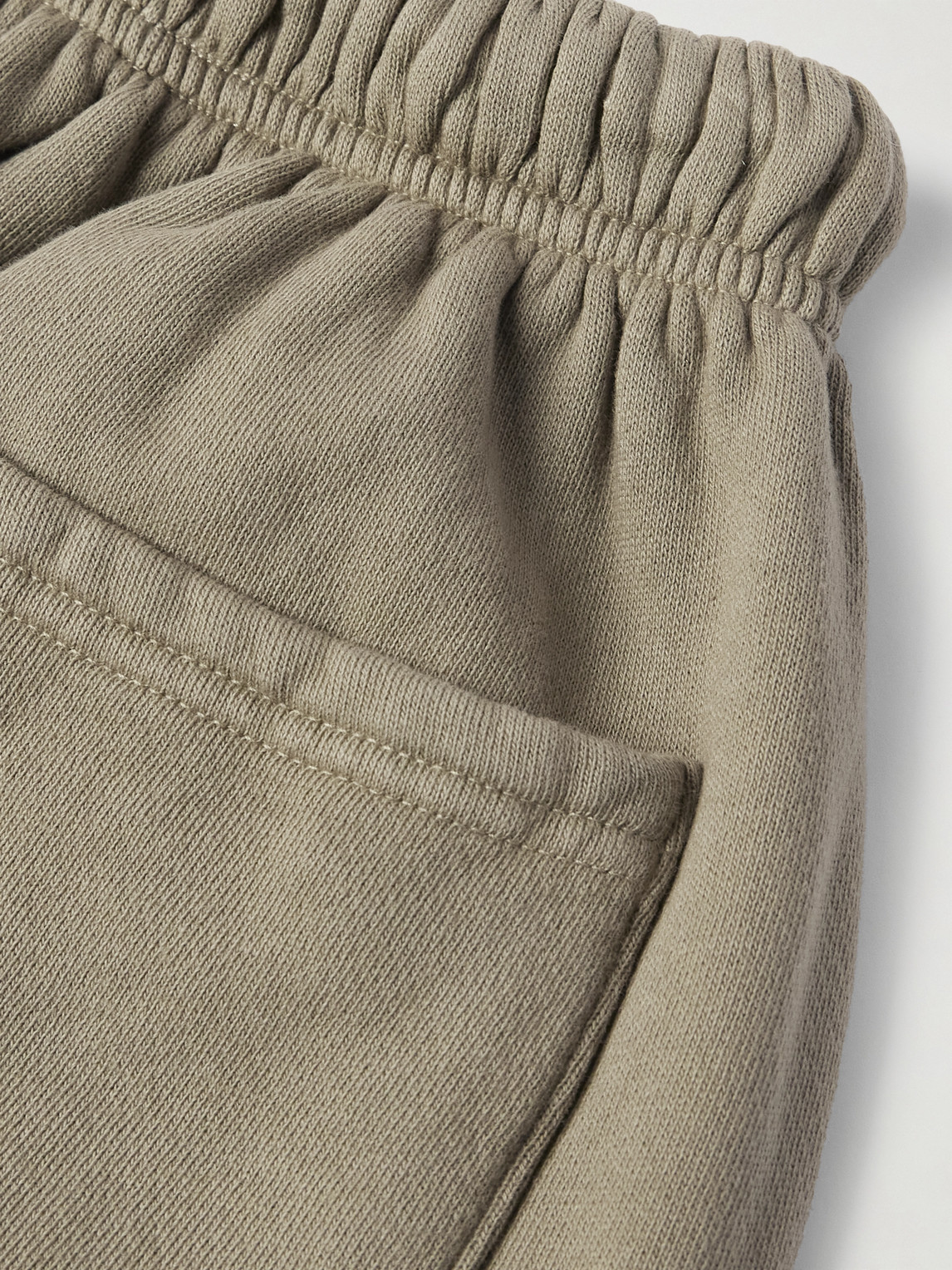 CHERRY LOS ANGELES STAR PARACHUTE STRAIGHT-LEG LOGO-EMBROIDERED COTTON-JERSEY SWEATPANTS