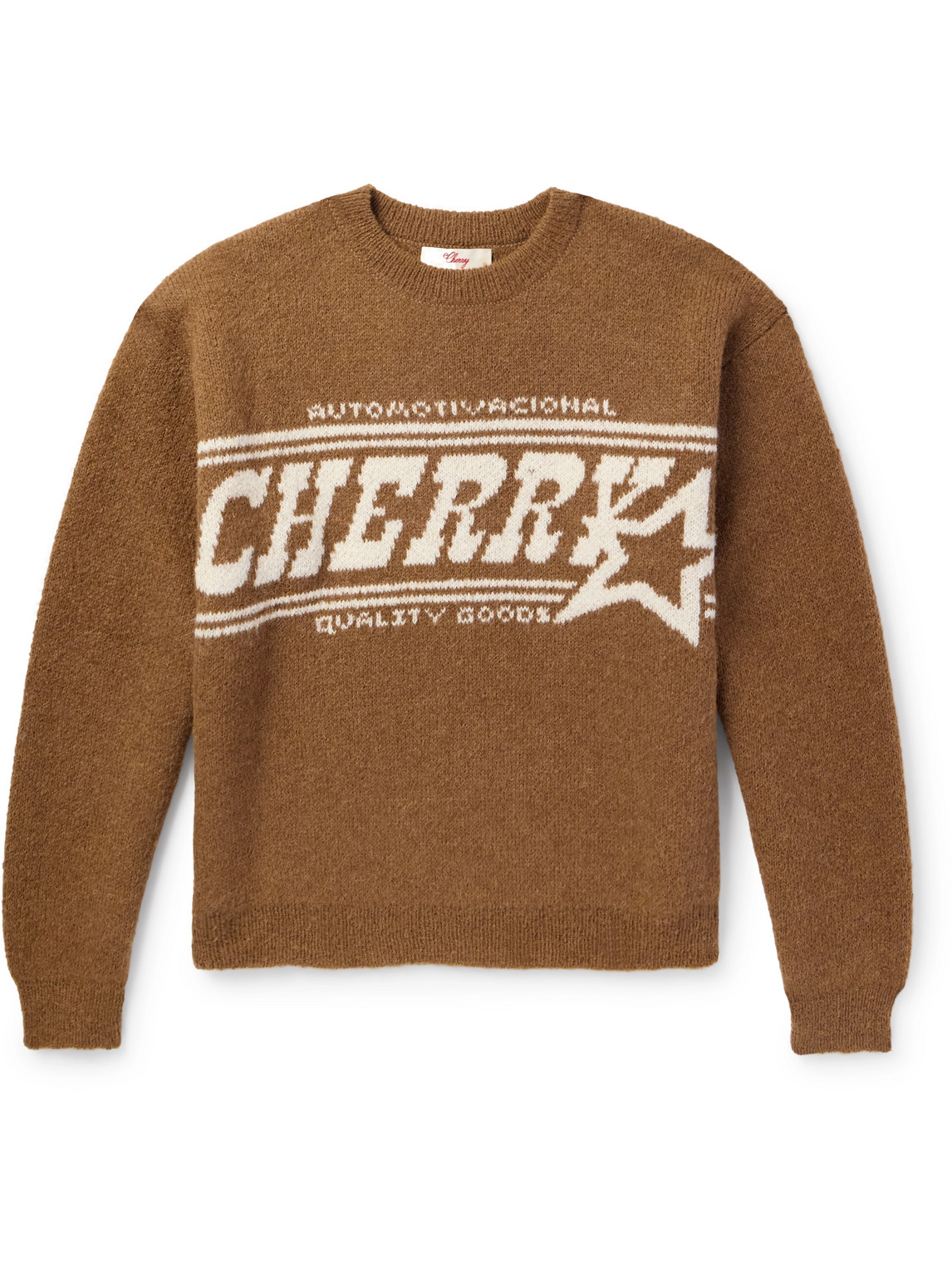 Jacquard-Knit Alpaca-Blend Sweater