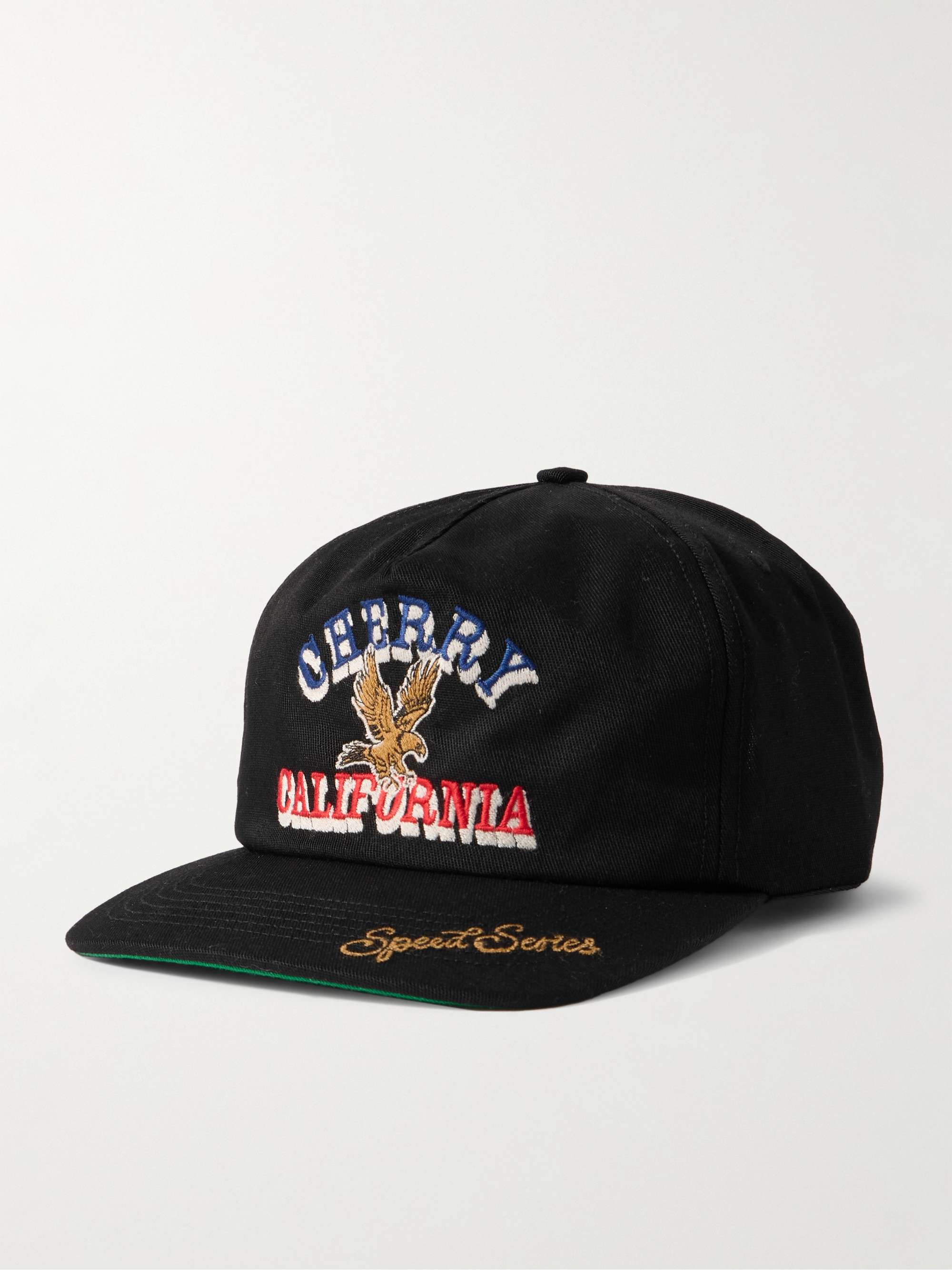 Cherry Los Angeles - Embroidered Cotton-Twill Baseball Cap