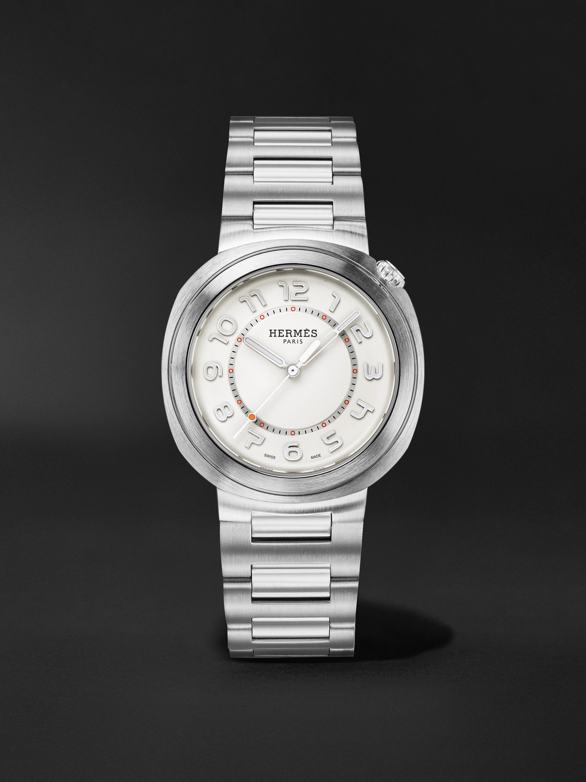 Hermès Timepieces Cut Automatic 36mm Stainless Steel Watch, Ref. No. 403190WW00 - Men