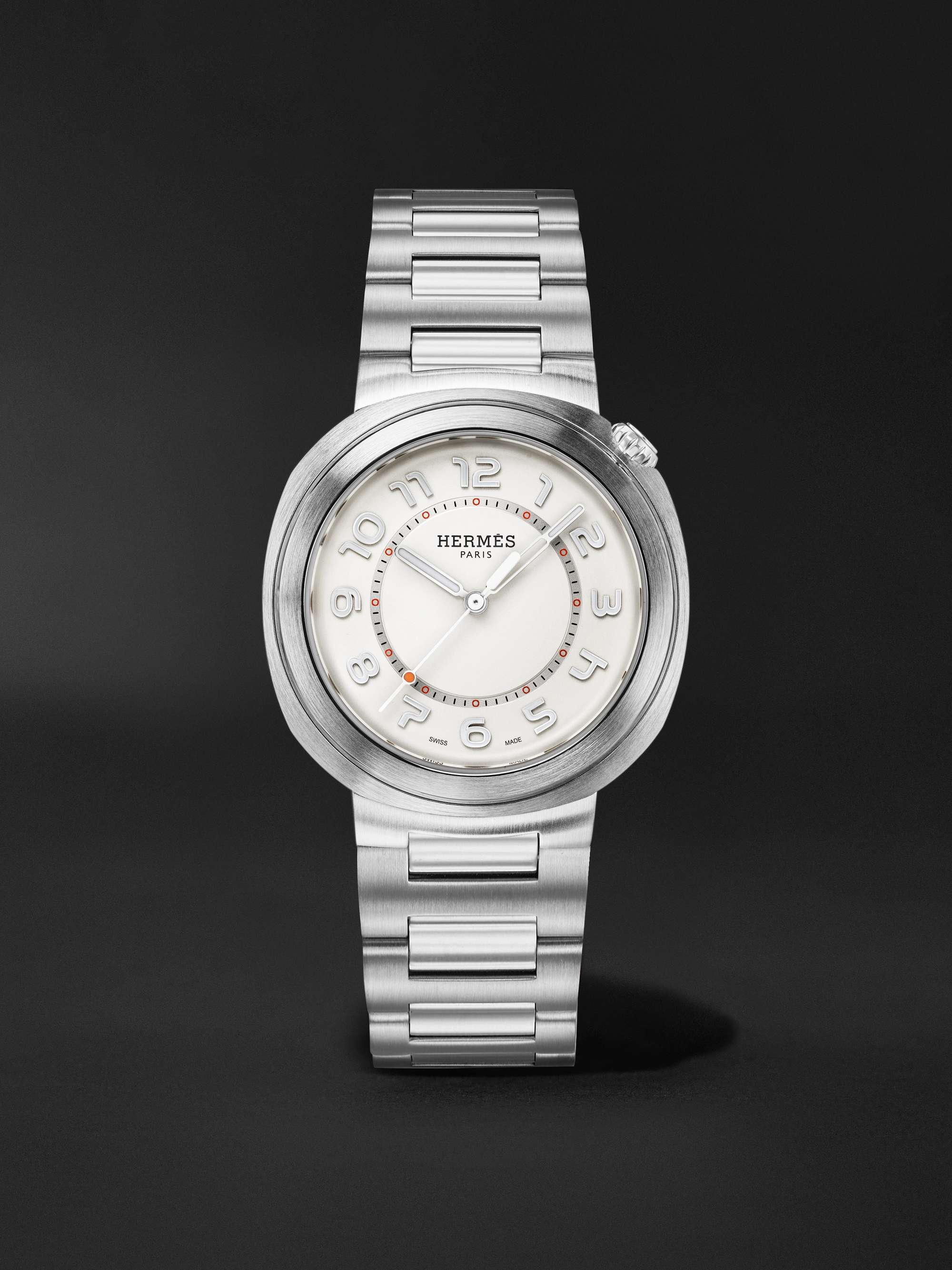 HERMÈS TIMEPIECES Heure H Automatic 34mm Titanium Watch, Ref. No