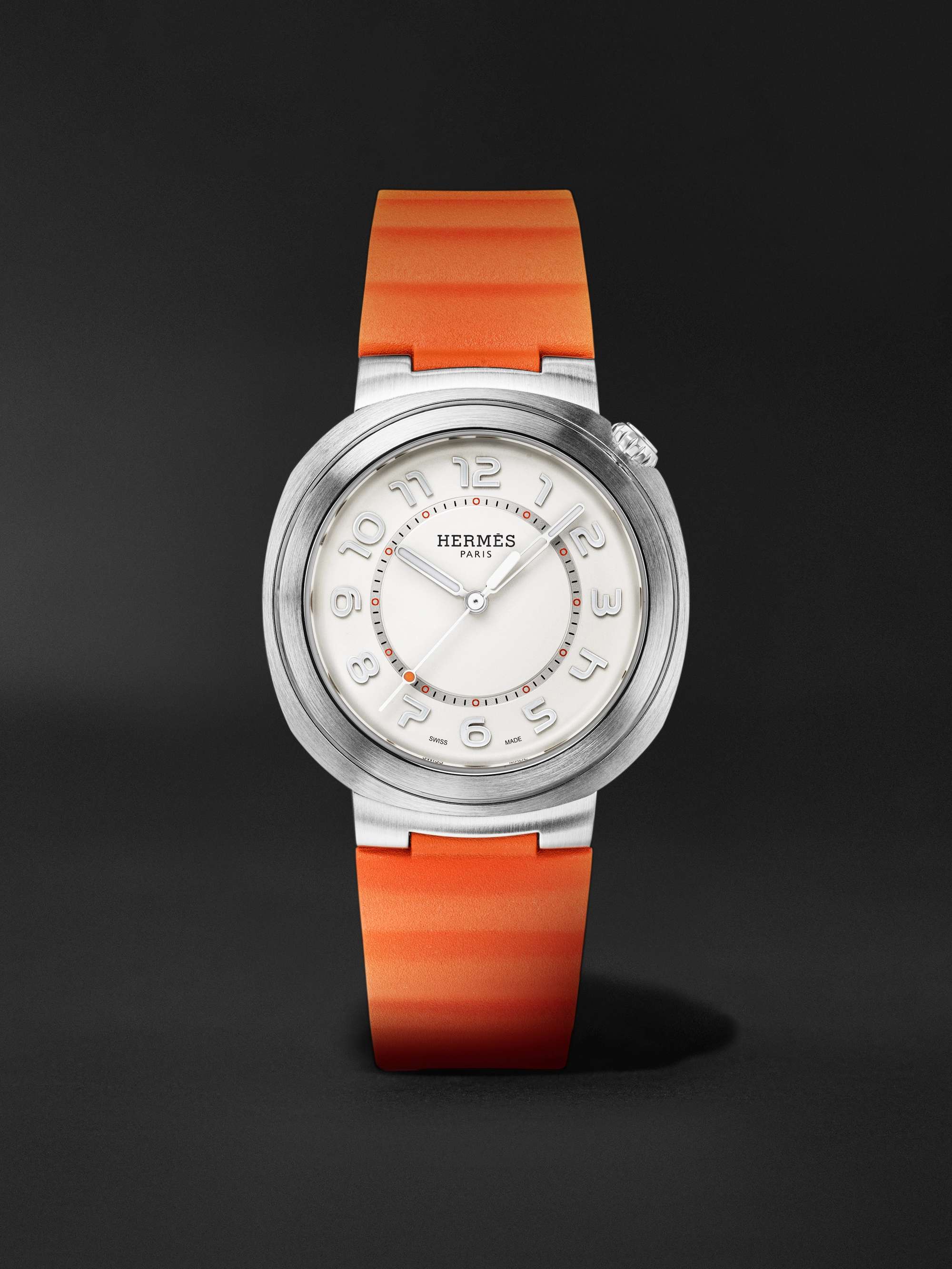HERMÈS TIMEPIECES Slim d'Hermès Acier Automatic 39.5mm Stainless