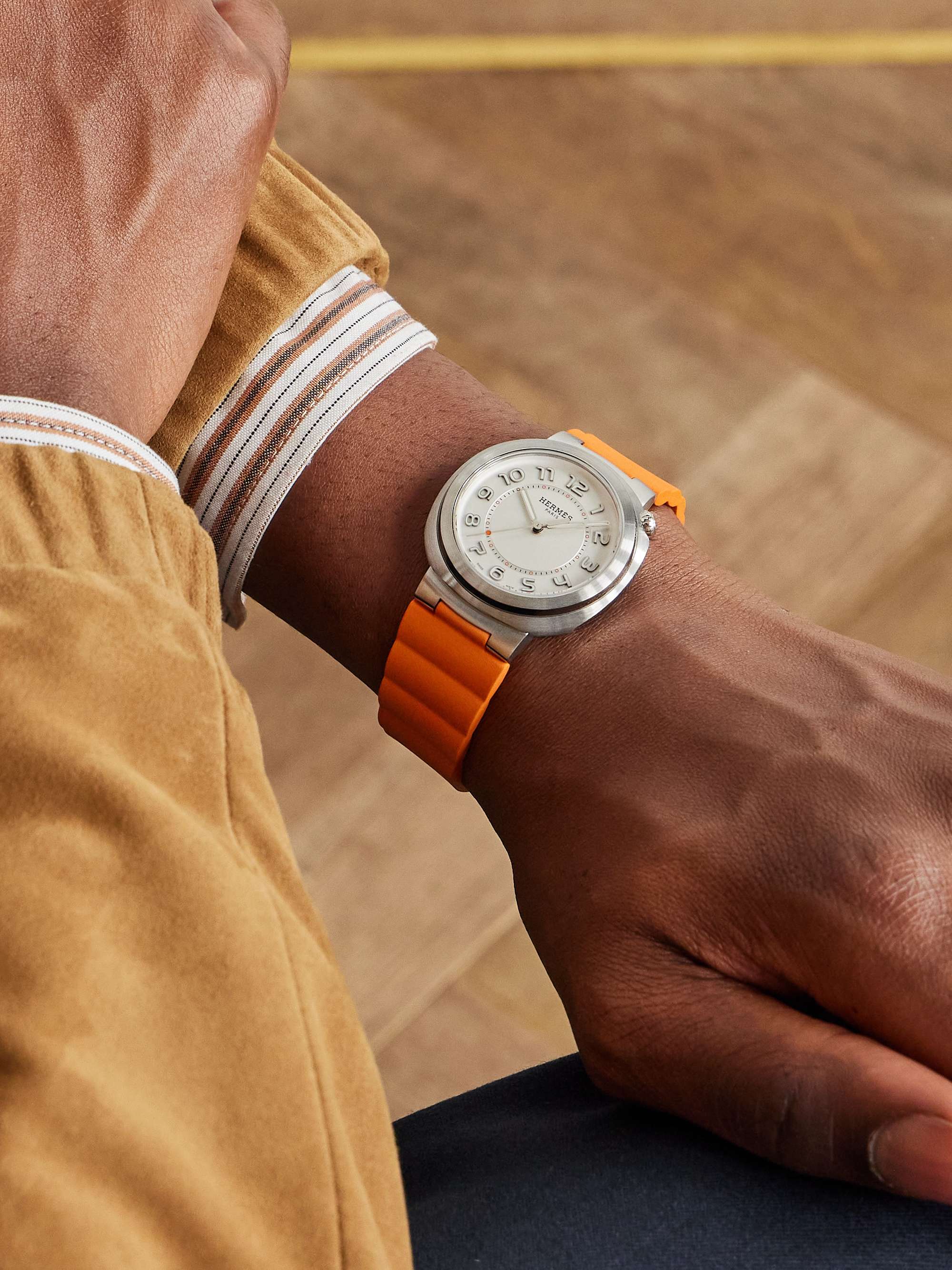 HERMÈS TIMEPIECES Slim d'Hermès Acier Automatic 39.5mm Stainless