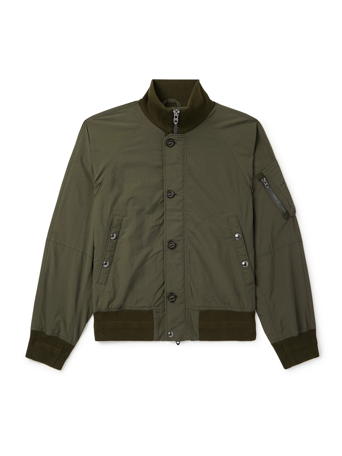 Polo Ralph Lauren Recycled-shell Bomber Jacket In Green