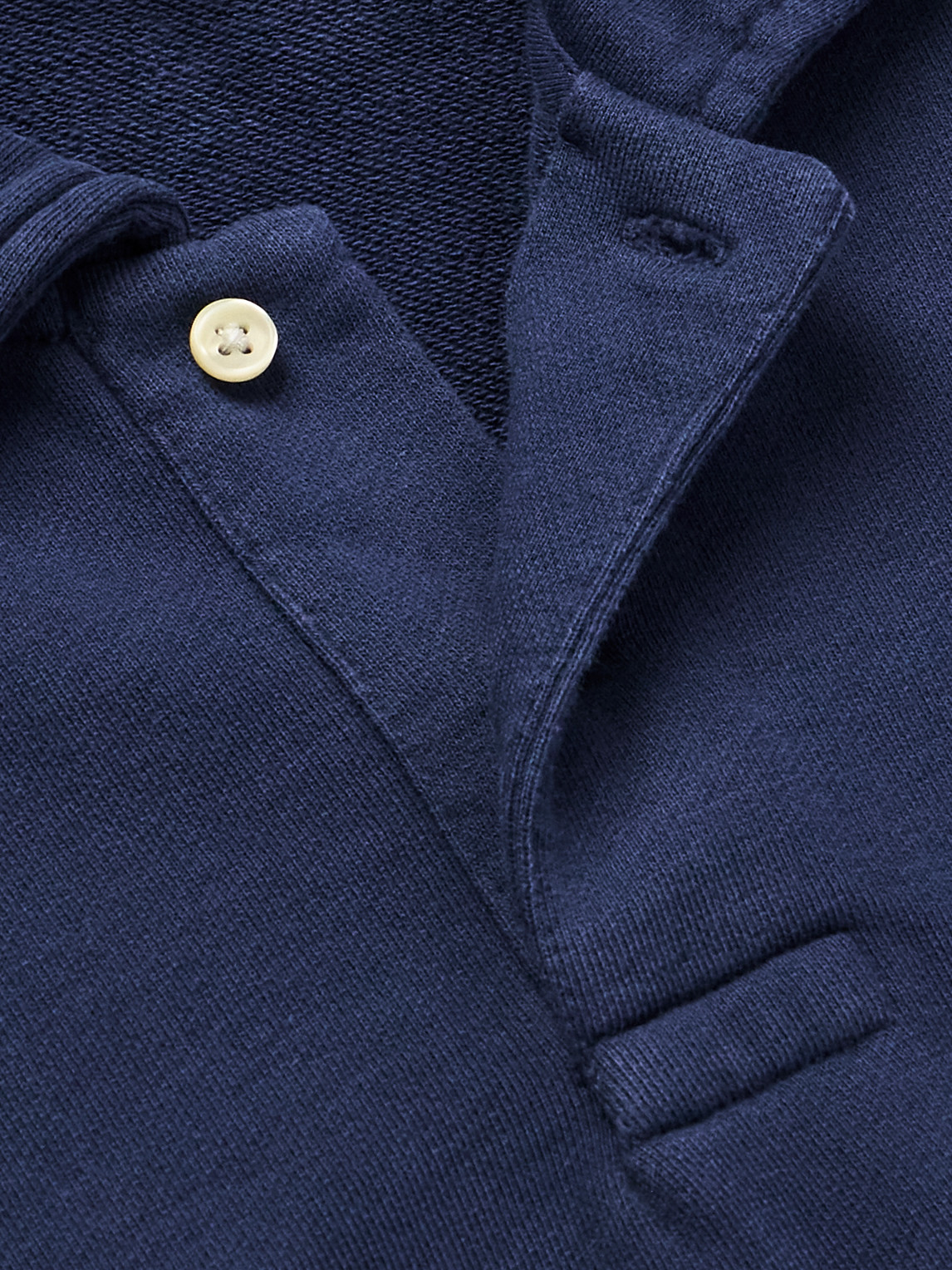Shop Polo Ralph Lauren Logo-embroidered Cotton-jersey Sweatshirt In Blue