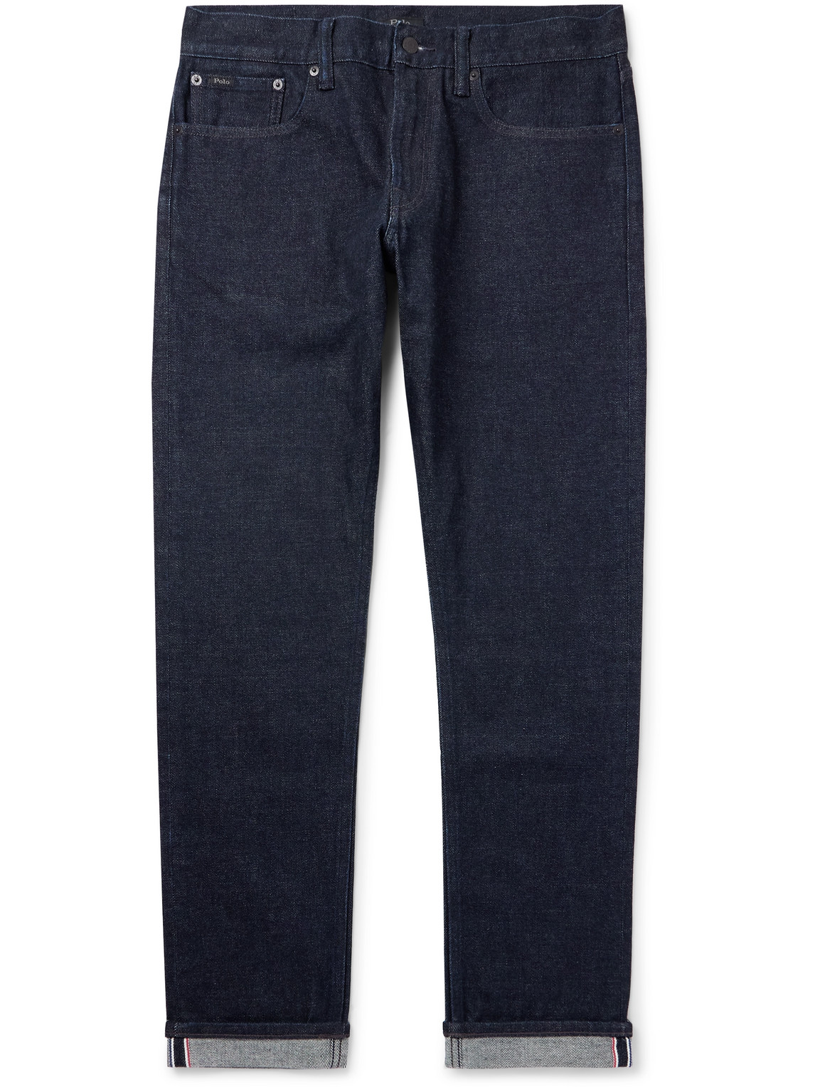 Polo Ralph Lauren Parkside Active Slim-fit Tapered Selvedge Jeans In Blue