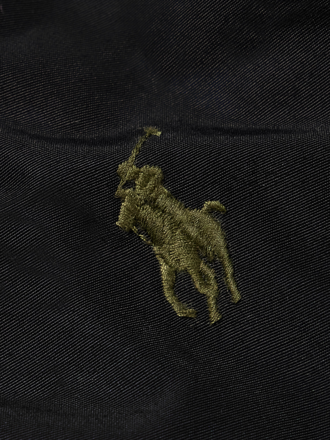 POLO RALPH LAUREN LOGO-EMBROIDERED COTTON AND NYLON-BLEND BOMBER JACKET