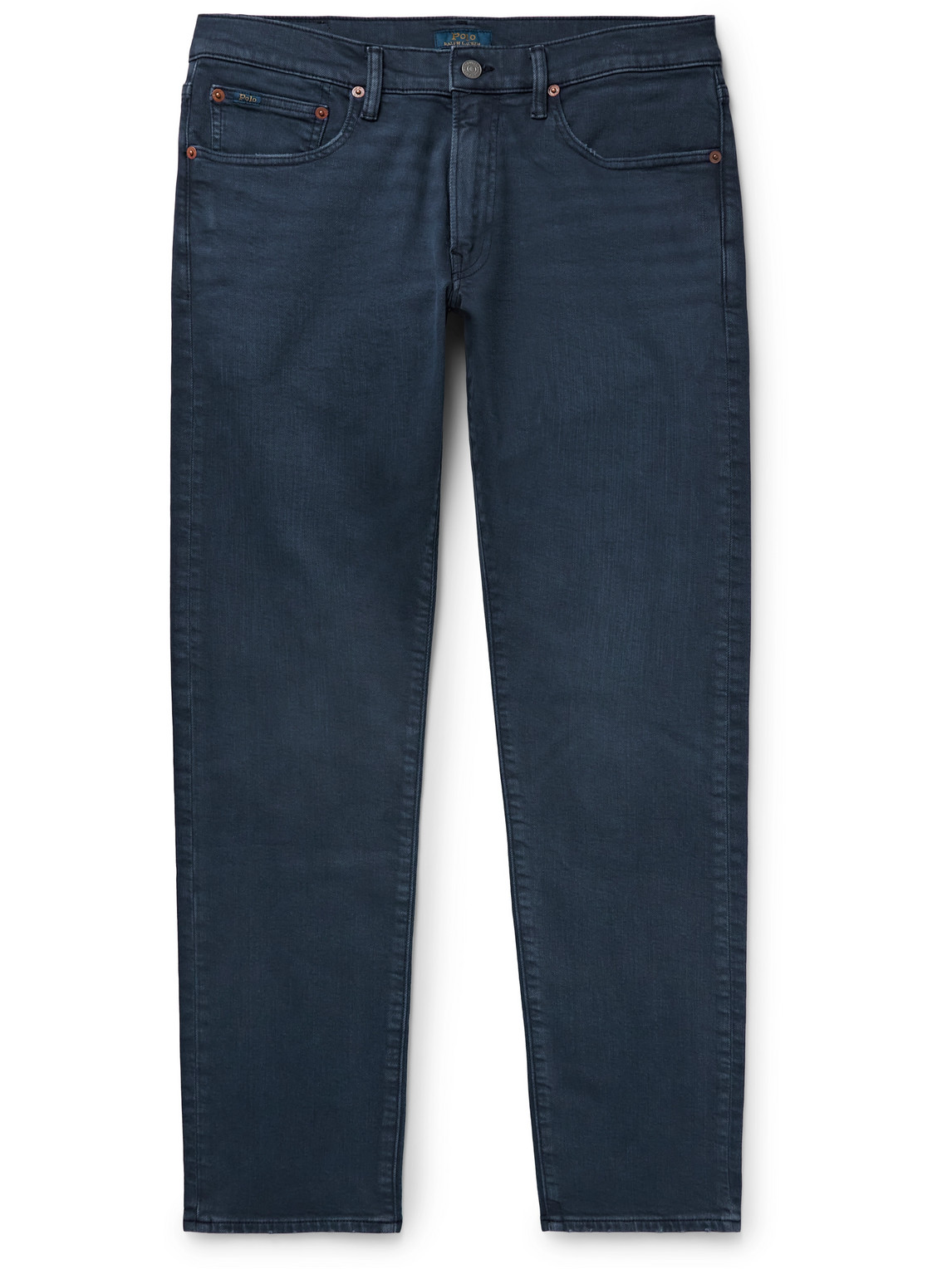 Polo Ralph Lauren Sullivan Distressed Slim-fit Jeans In Blue