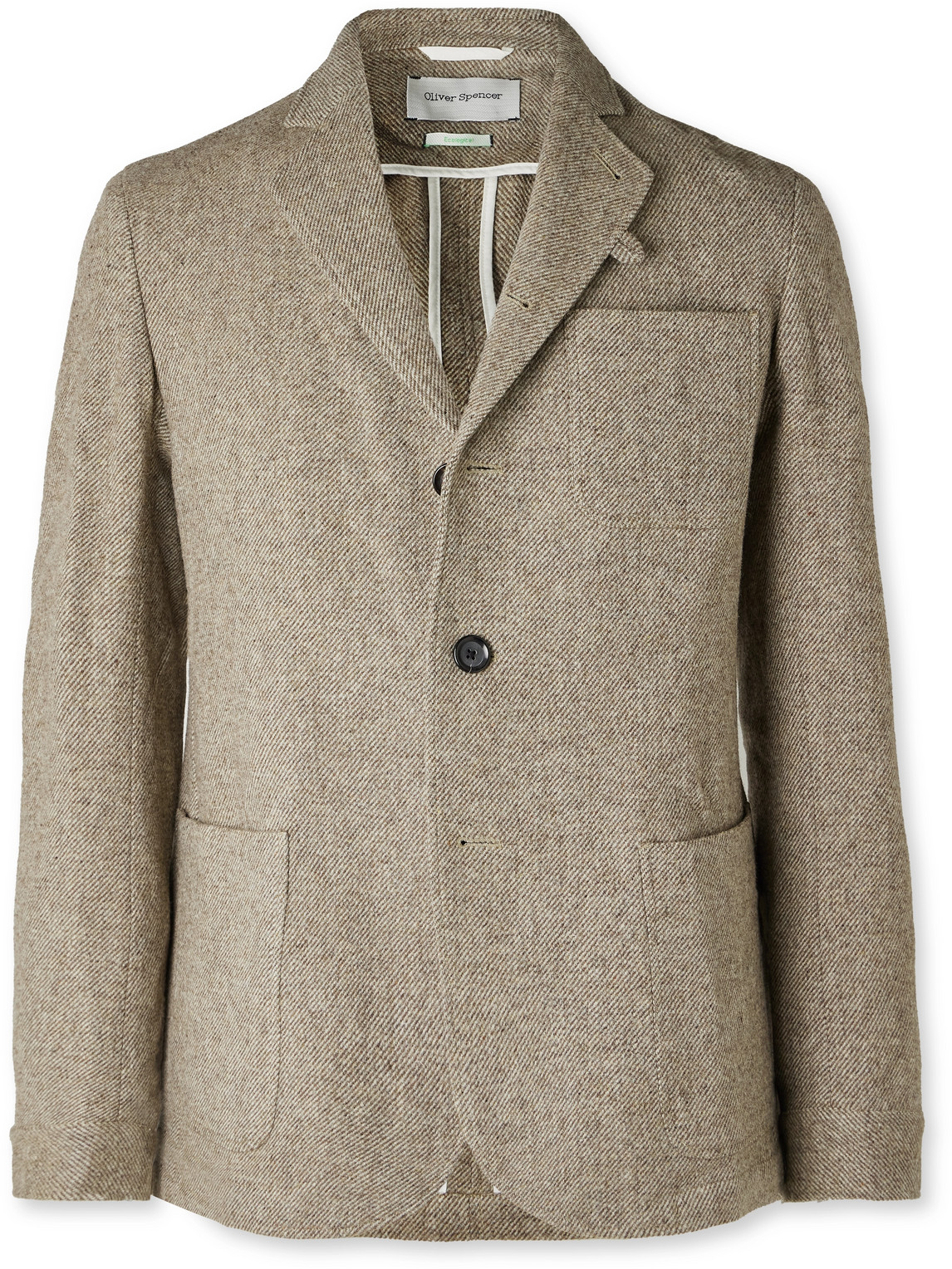 Oliver Spencer Solms Wool Blazer In Neutrals
