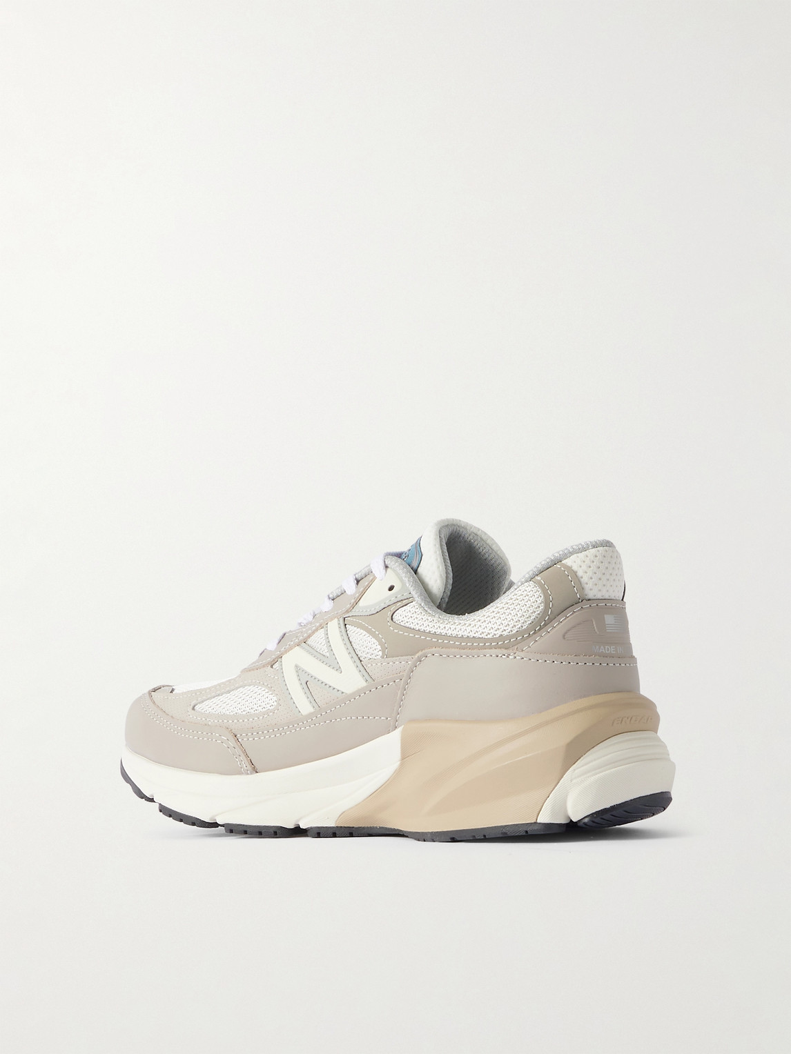 New Balance Unisex Made In Usa 990v6 In Beige/grau, Wildleder/mesh, Grösse 46.5 In Neutral