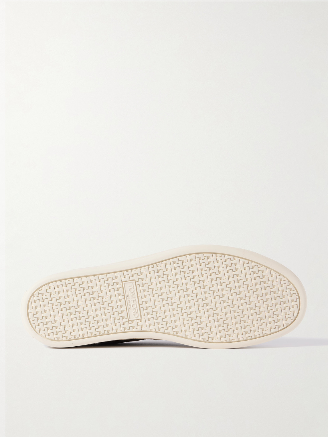 Tom Ford Brown Warwick Crocodile-embossed Sneakers In Brown