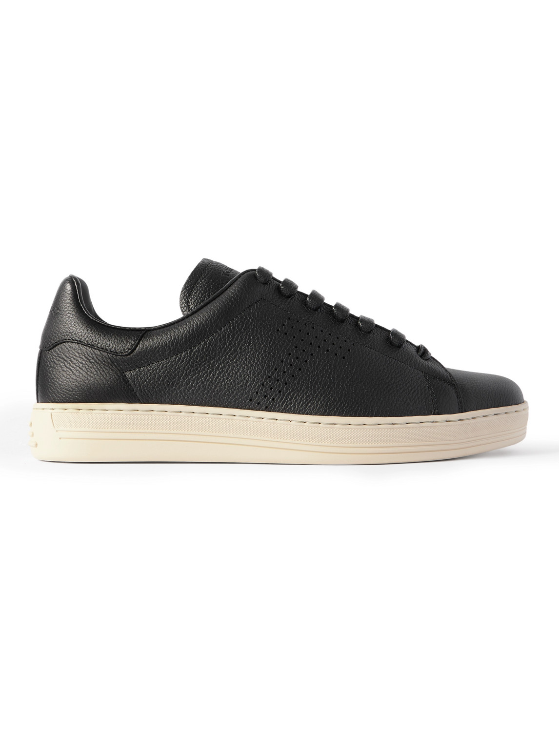 Tom Ford Suede Low-top Sneakers Warwick Silhouette Toe Rubber Sole In Black
