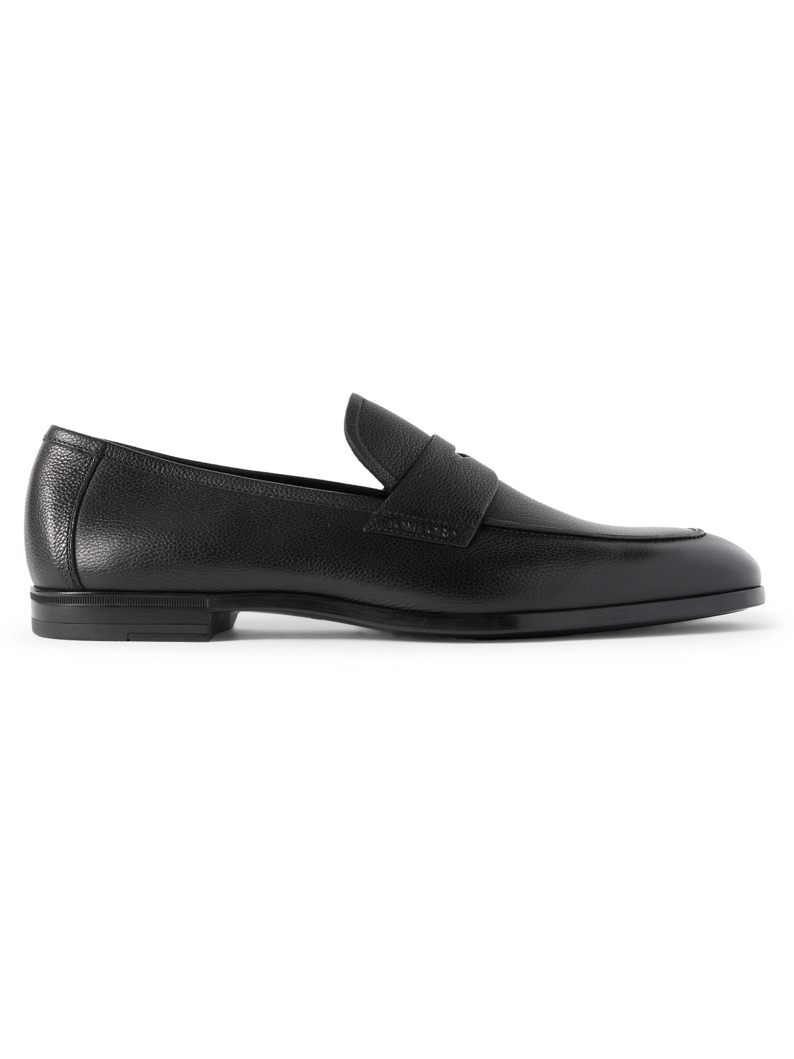 Tom Ford Smooth Leather Sean Penny Loafer In Black