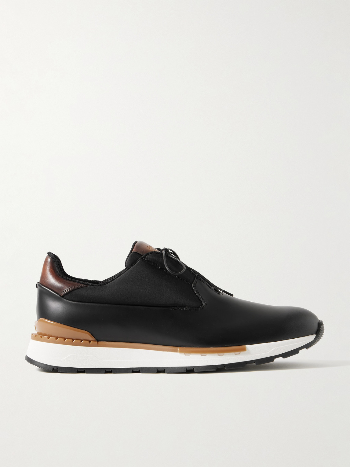 Berluti Fast Track Torino Leather and Shell Sneakers - Men