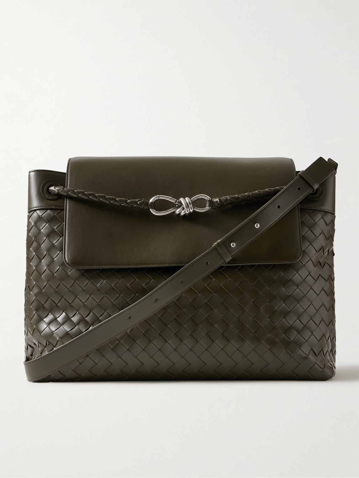 Bottega Veneta Aven Intrecciato Leather Tote Bag - Men