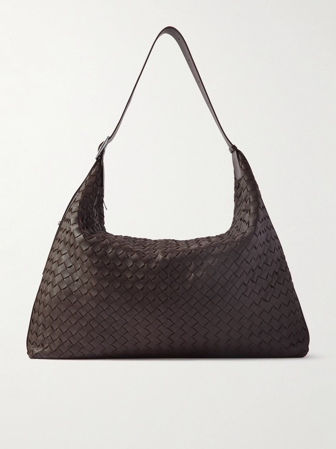 Bottega Veneta - Large Traveler Intrecciato Textured-Leather Tote