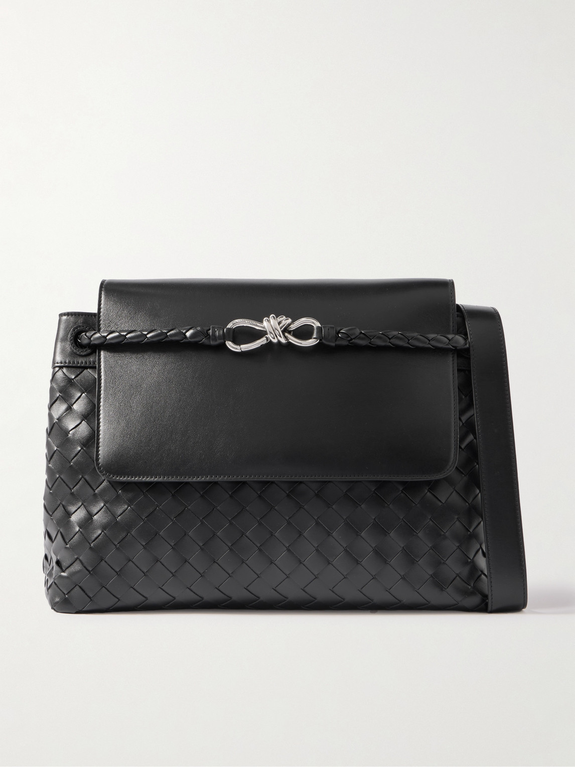 Bottega Veneta Andiamo Medium Intrecciato Leather Tote Bag - Men