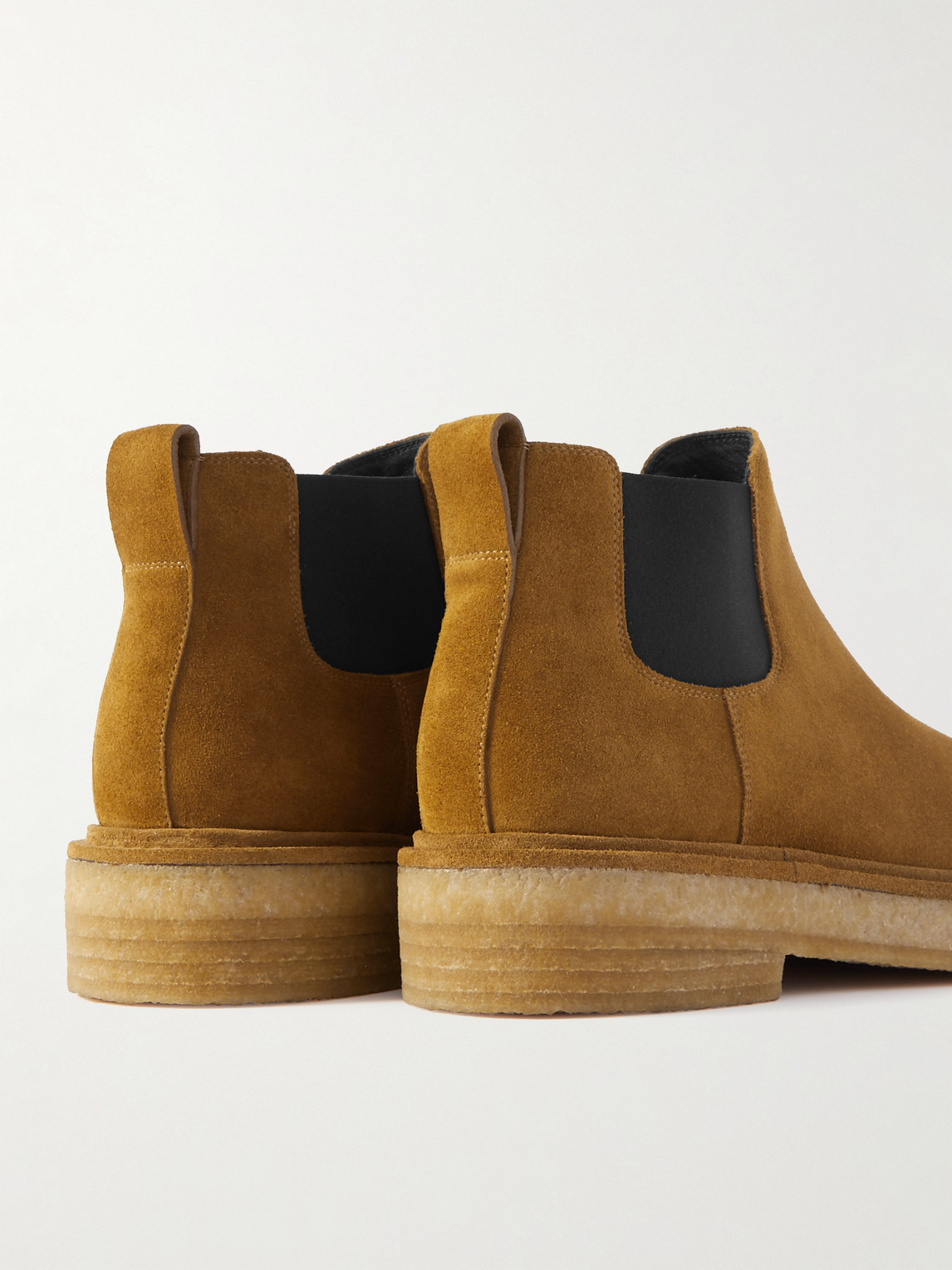 Bottega Veneta Haddock Suede Chelsea Boots In Brown