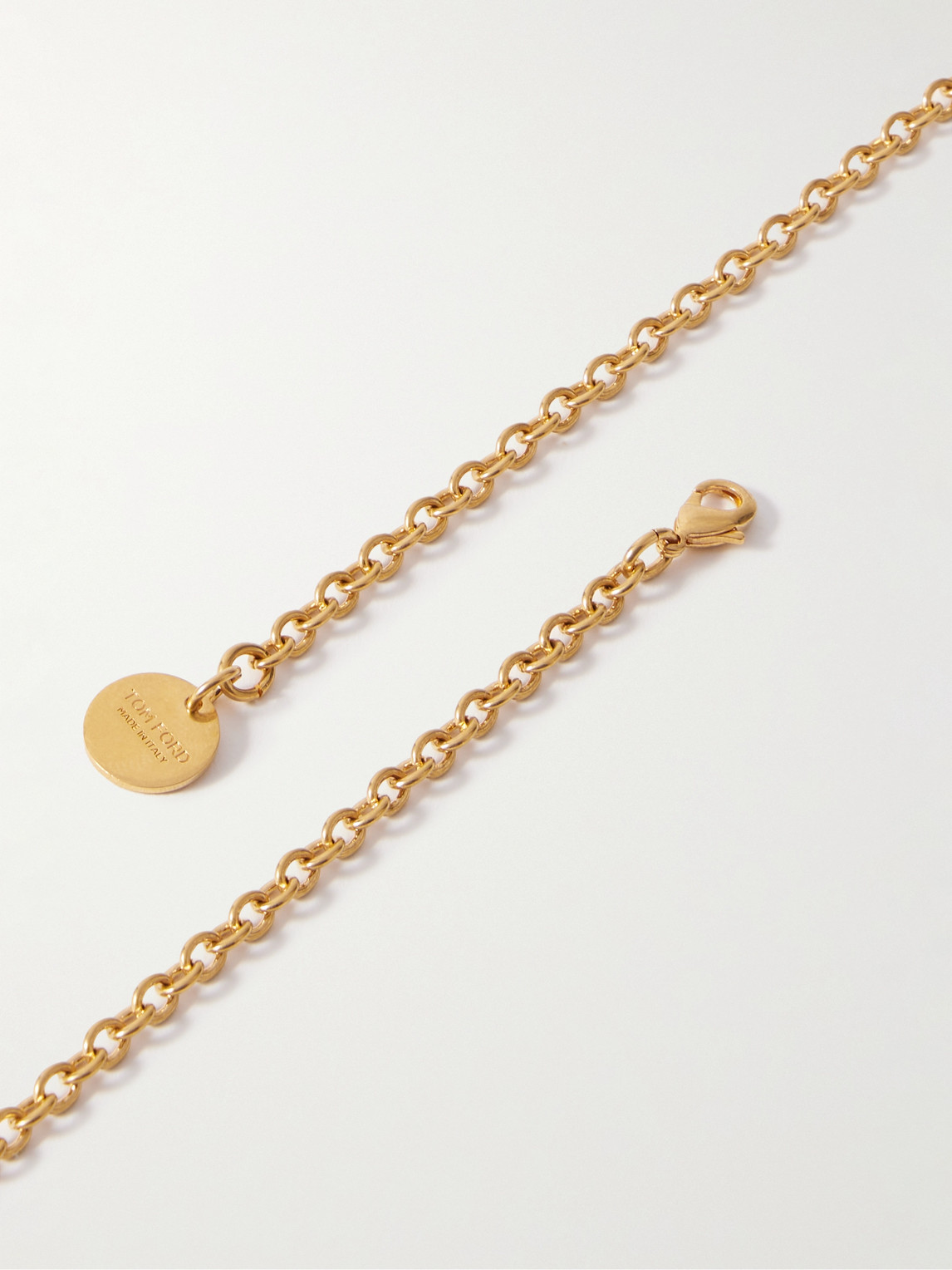 Tom Ford Gold-tone Chain Necklace In Gold