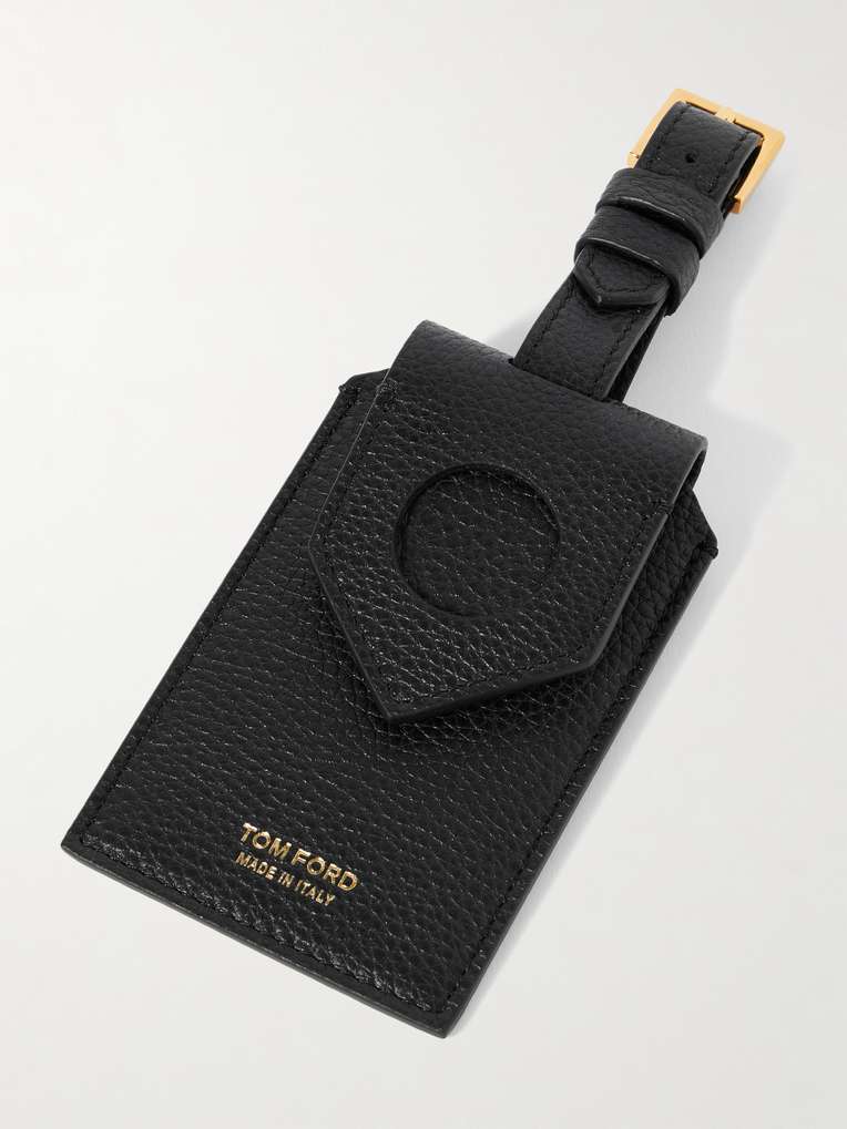 Tom Ford — Full-Grain Leather Luggage Tag