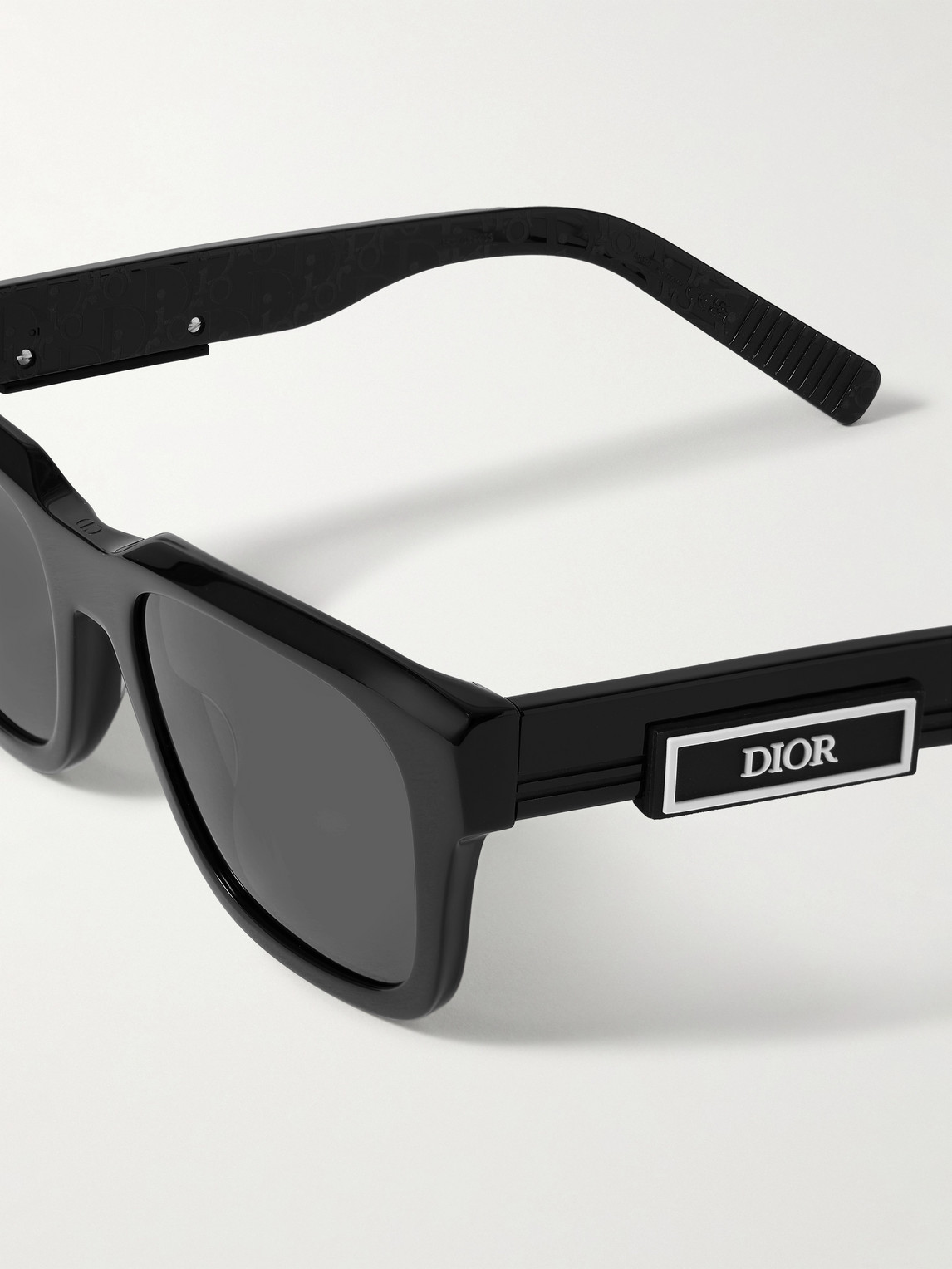 Dior B23 S1i Square-frame Acetate Sunglasses In Black