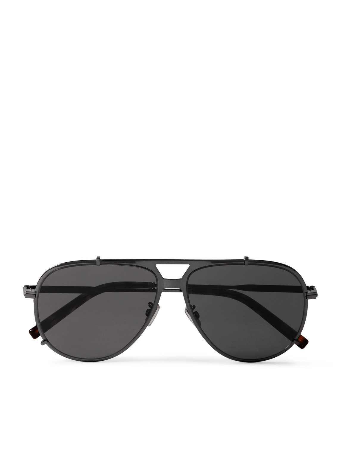 Dior Blacksuit A3u Aviator-style Metal Sunglasses In Black