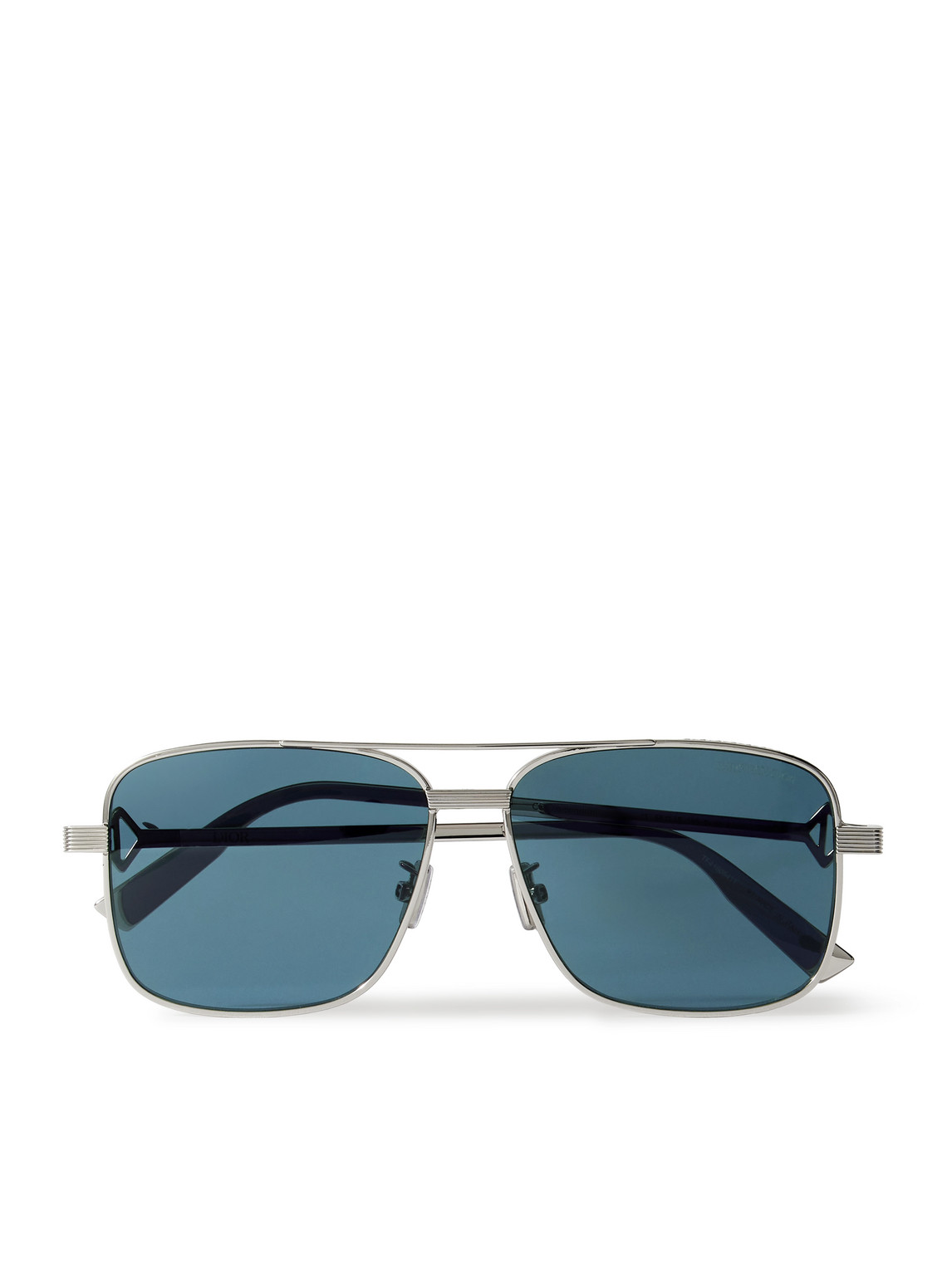 Dior Cd Diamond S9u Square-frame Silver-tone Sunglasses In Metallic