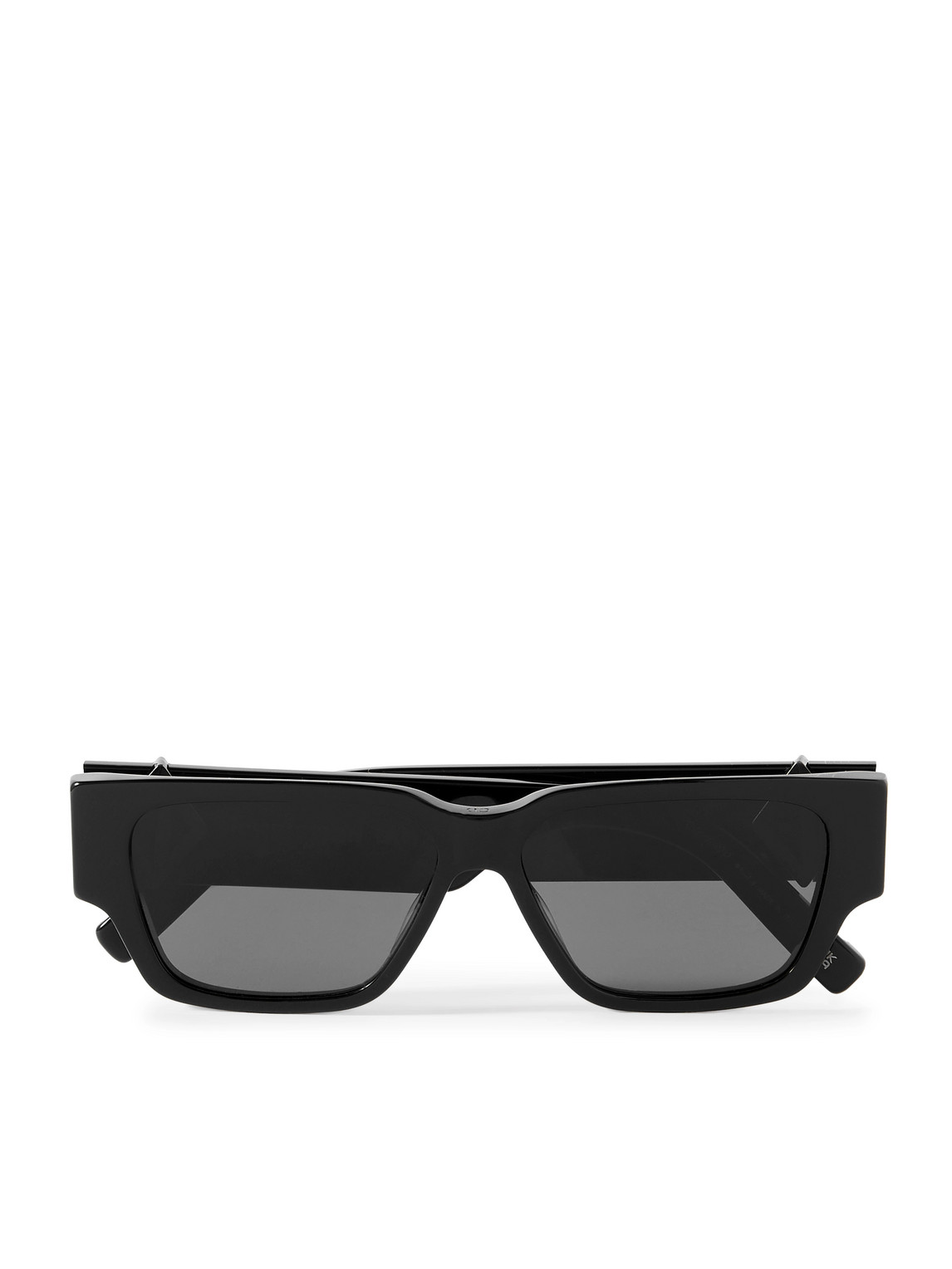 Dior Cd Diamond S5i Square-frame Acetate And Malachite Sunglasses In Black