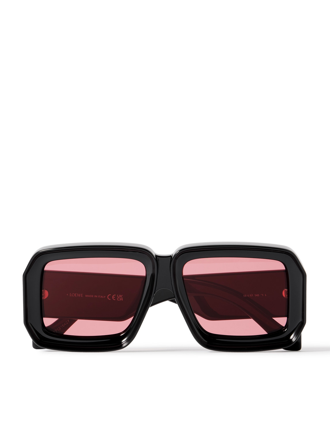 LOEWE PAULA'S IBIZA SQUARE-FRAME ACETATE SUNGLASSES