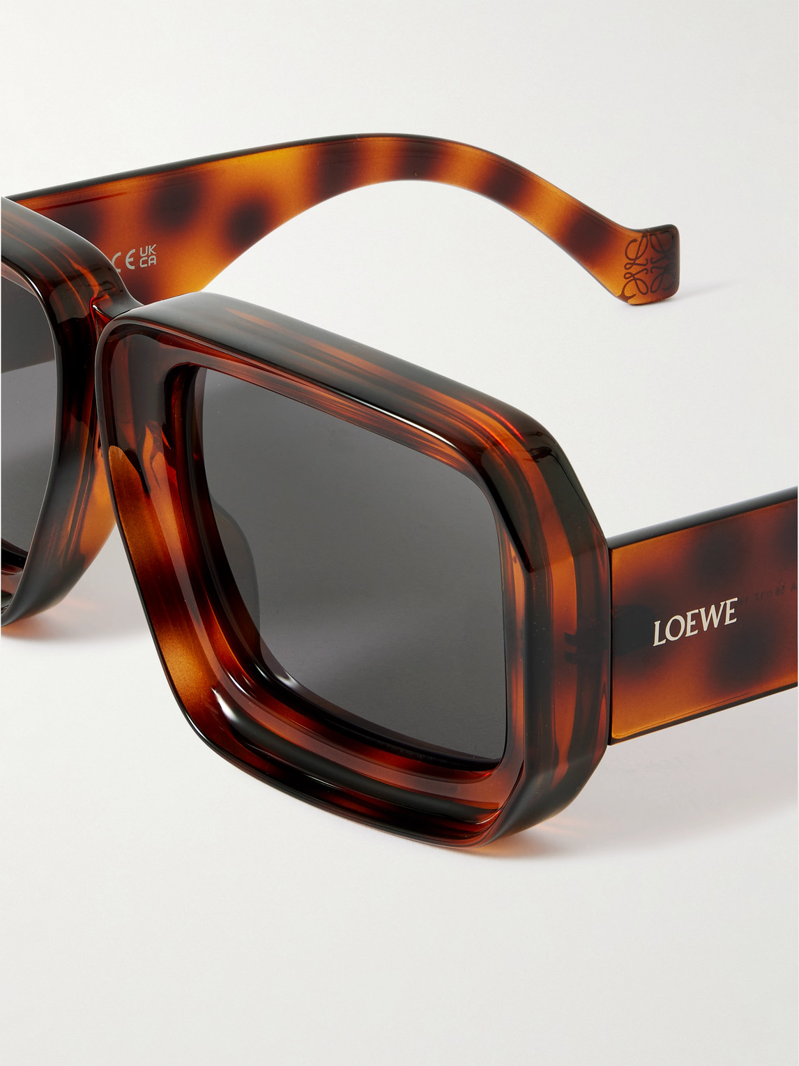 Loewe Paula's Ibiza Square-frame Tortoiseshell Acetate Sunglasses In Tortoiseshell