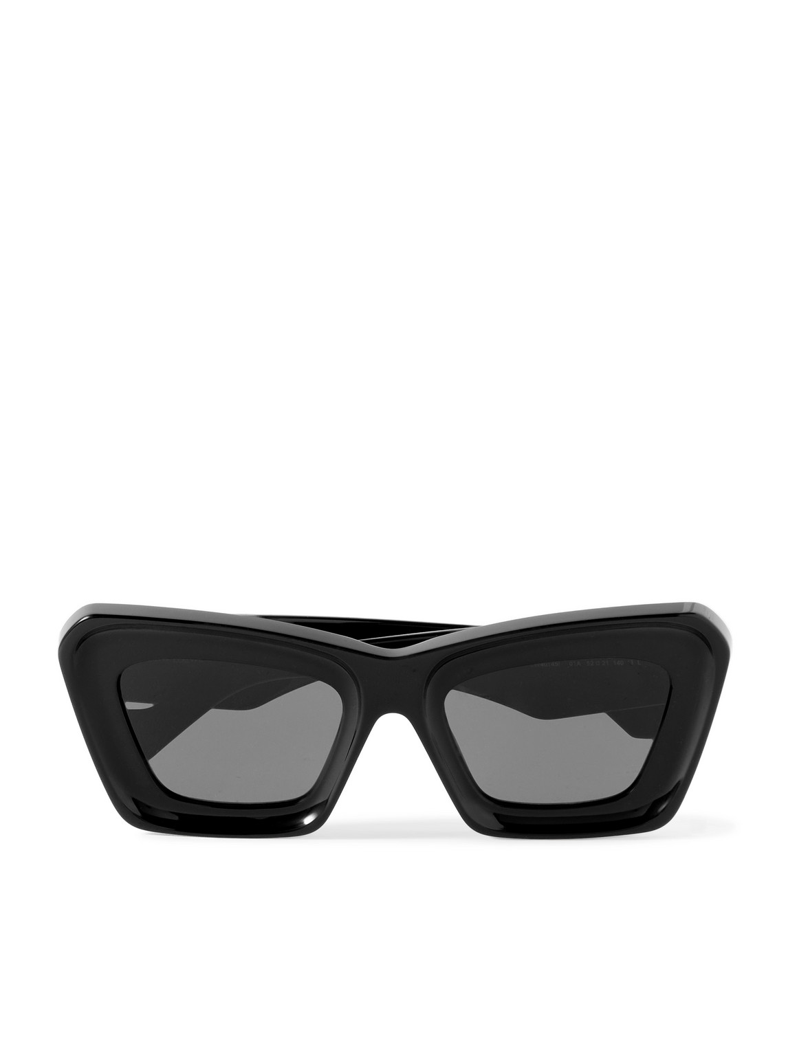 Loewe Anagram Oversized Cat-eye Acetate Sunglasses In Black