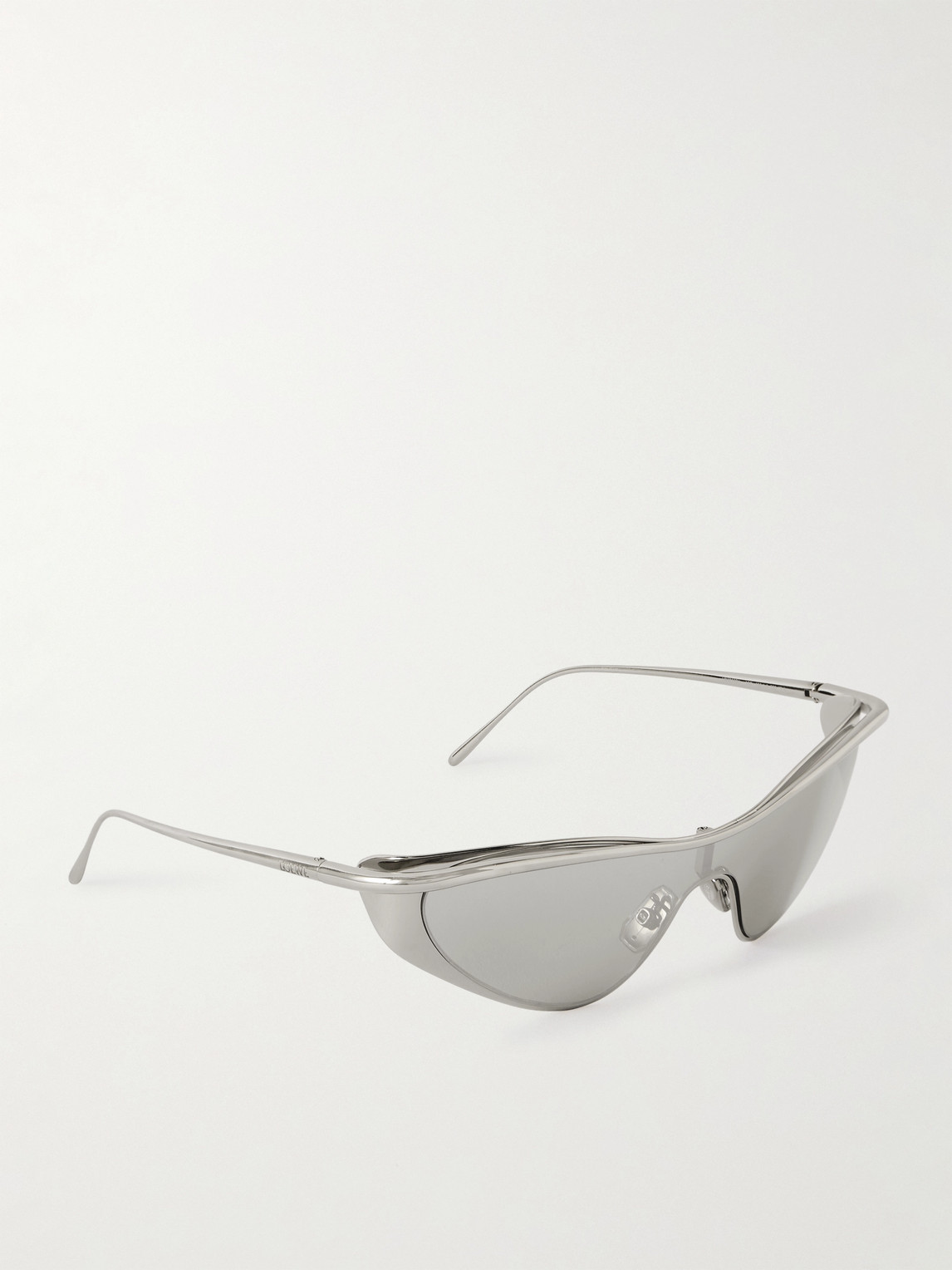 LOEWE - Flash Cat-Eye Silver-Tone Sunglasses - Curated Menswear