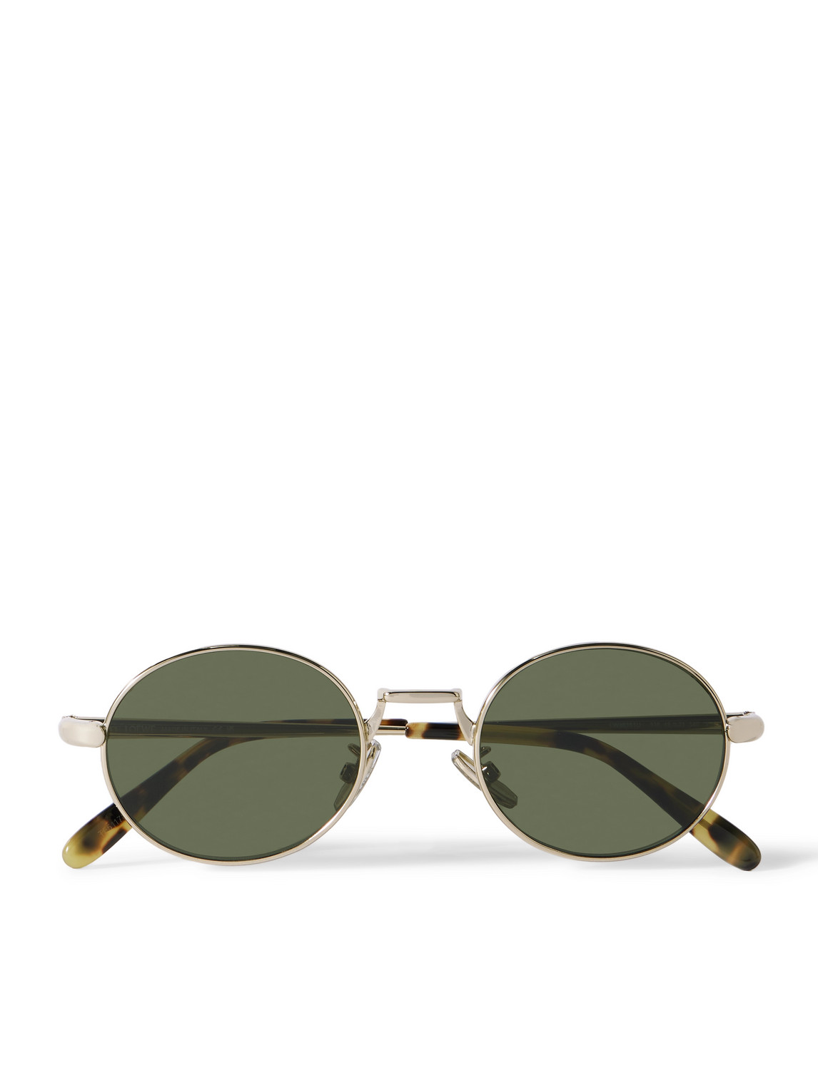 Loewe Round-frame White Gold-tone Sunglasses