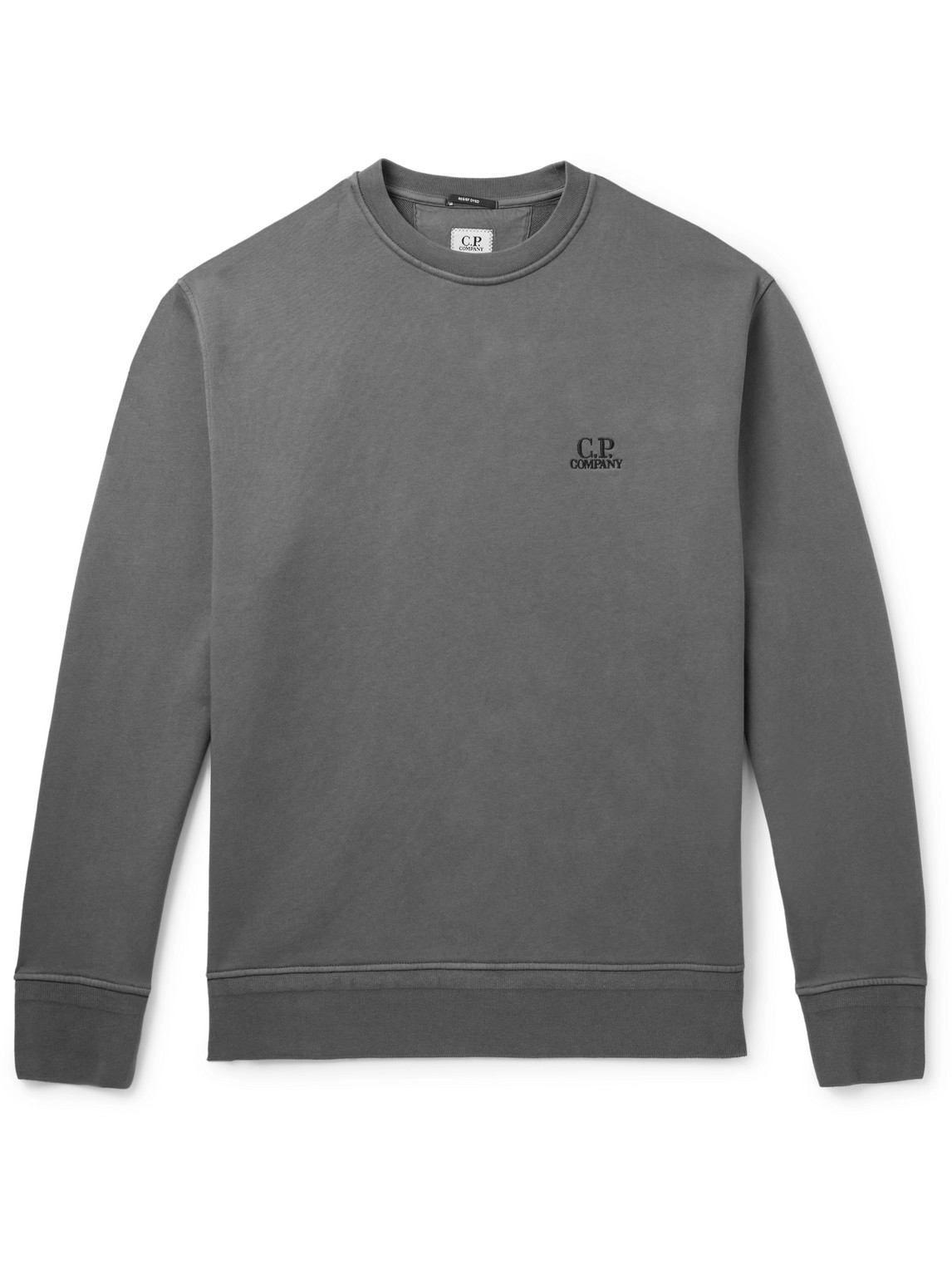 【送料&関税込】C.P. Company Sweatshirt With Logo C.P. Company Men's Cotton Diagonal Fleece Logo Sweatshirt in