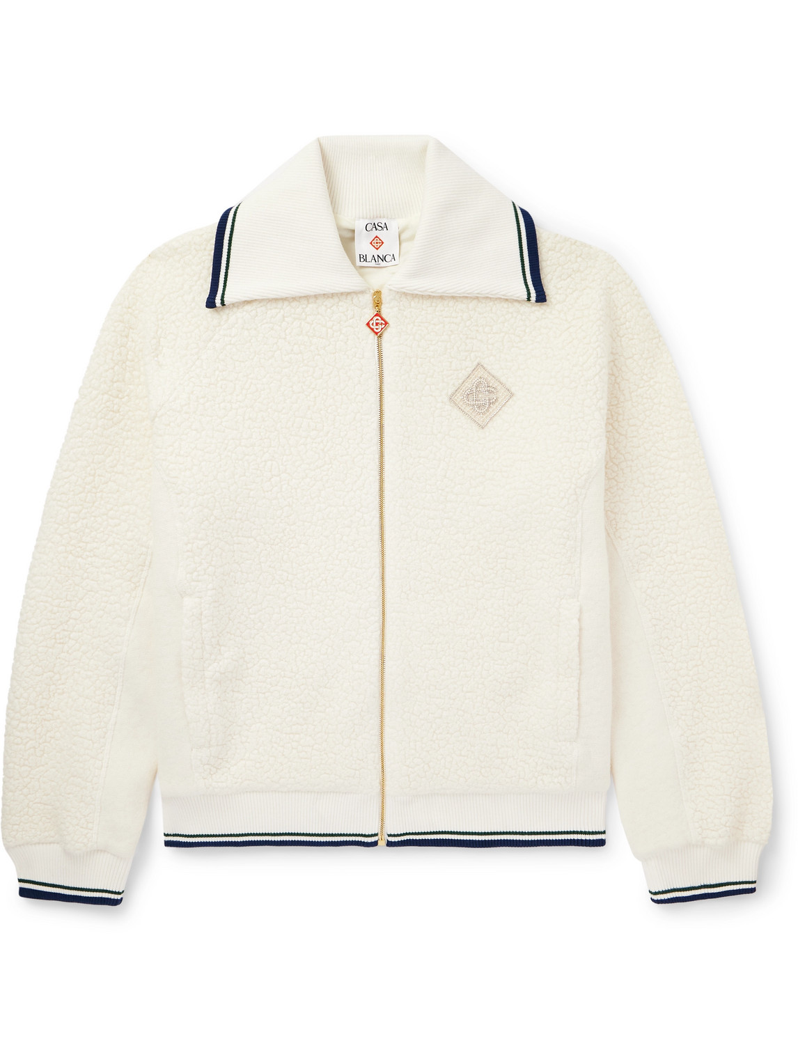 ［Casablanca］ FLEECE Monogram Jacquard Fleece Jacket – Casablanca